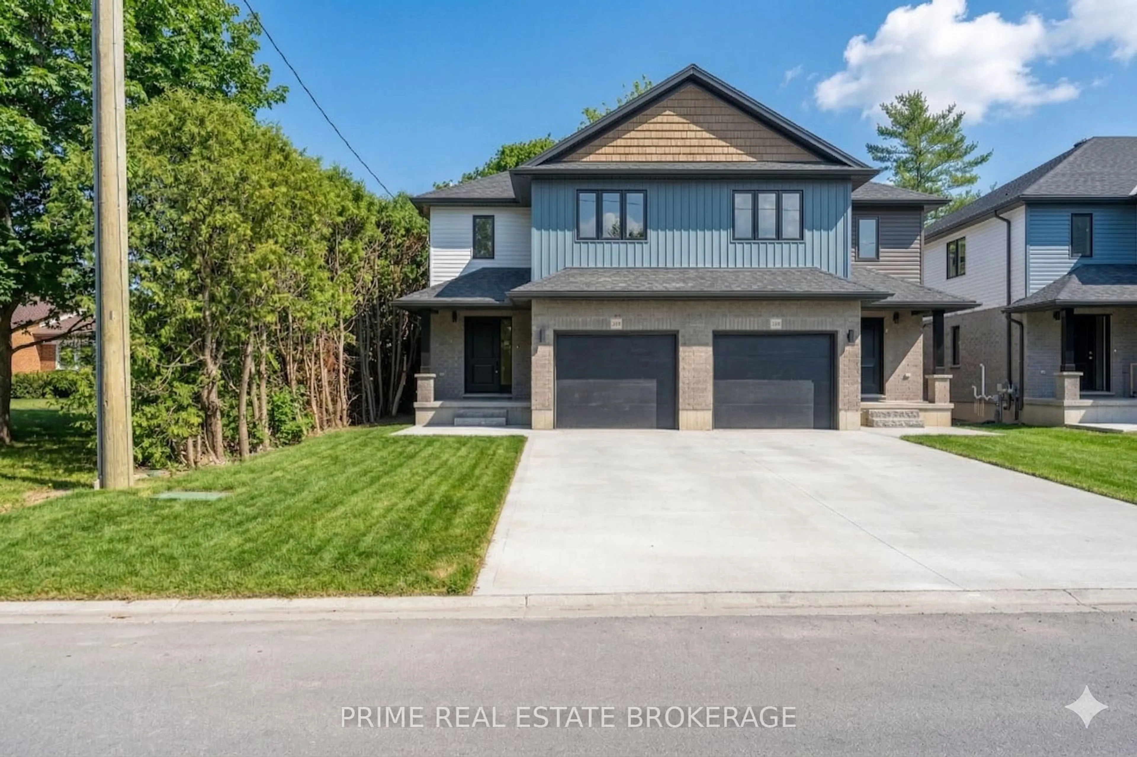 Home with brick exterior material, street for 177 Chestnut St #8, Lucan Biddulph Ontario N0M 2J0