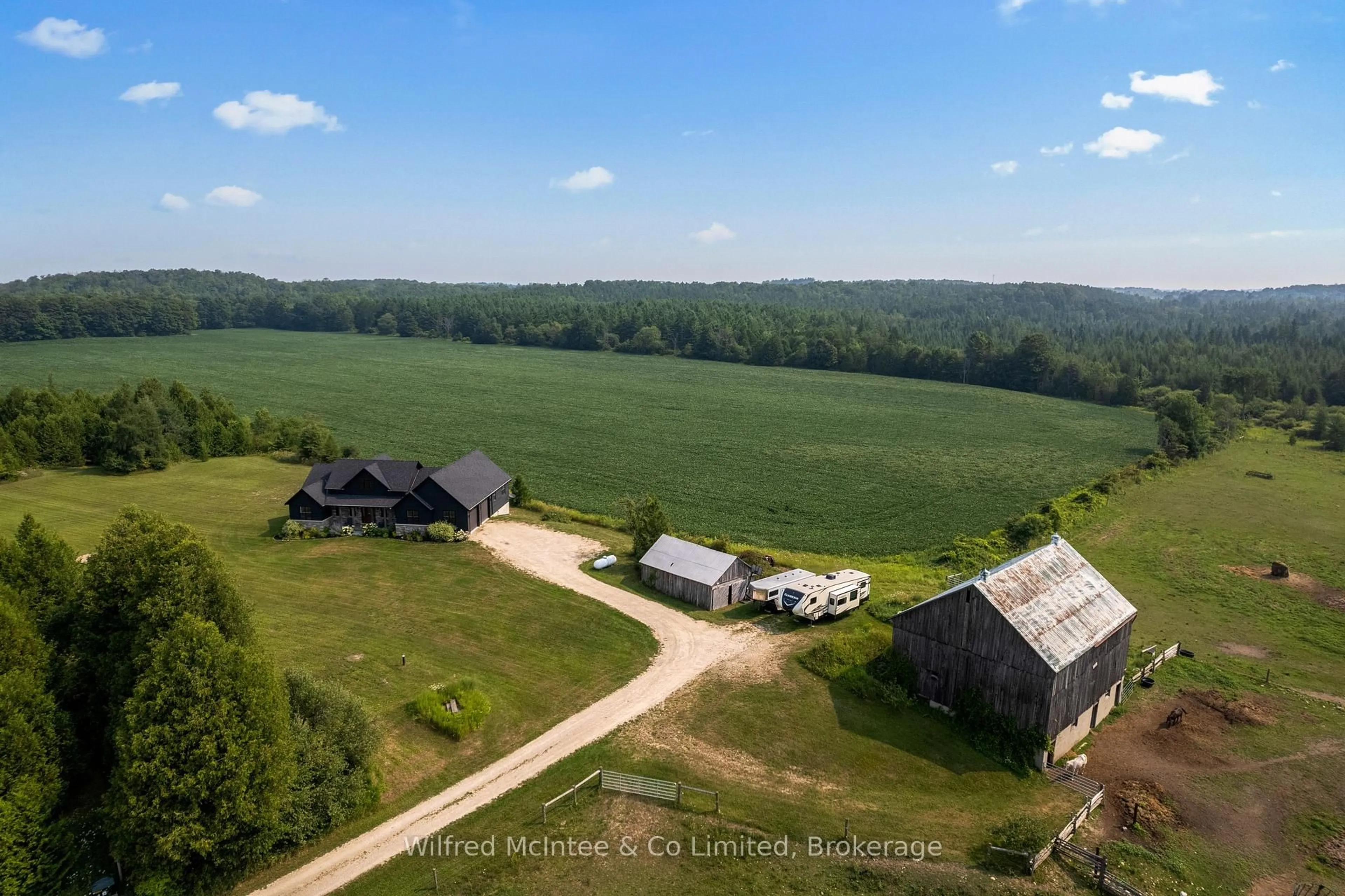 A pic from outside/outdoor area/front of a property/back of a property/a pic from drone, unknown for 574461 SIDEROAD 40, West Grey Ontario N0C 1H0