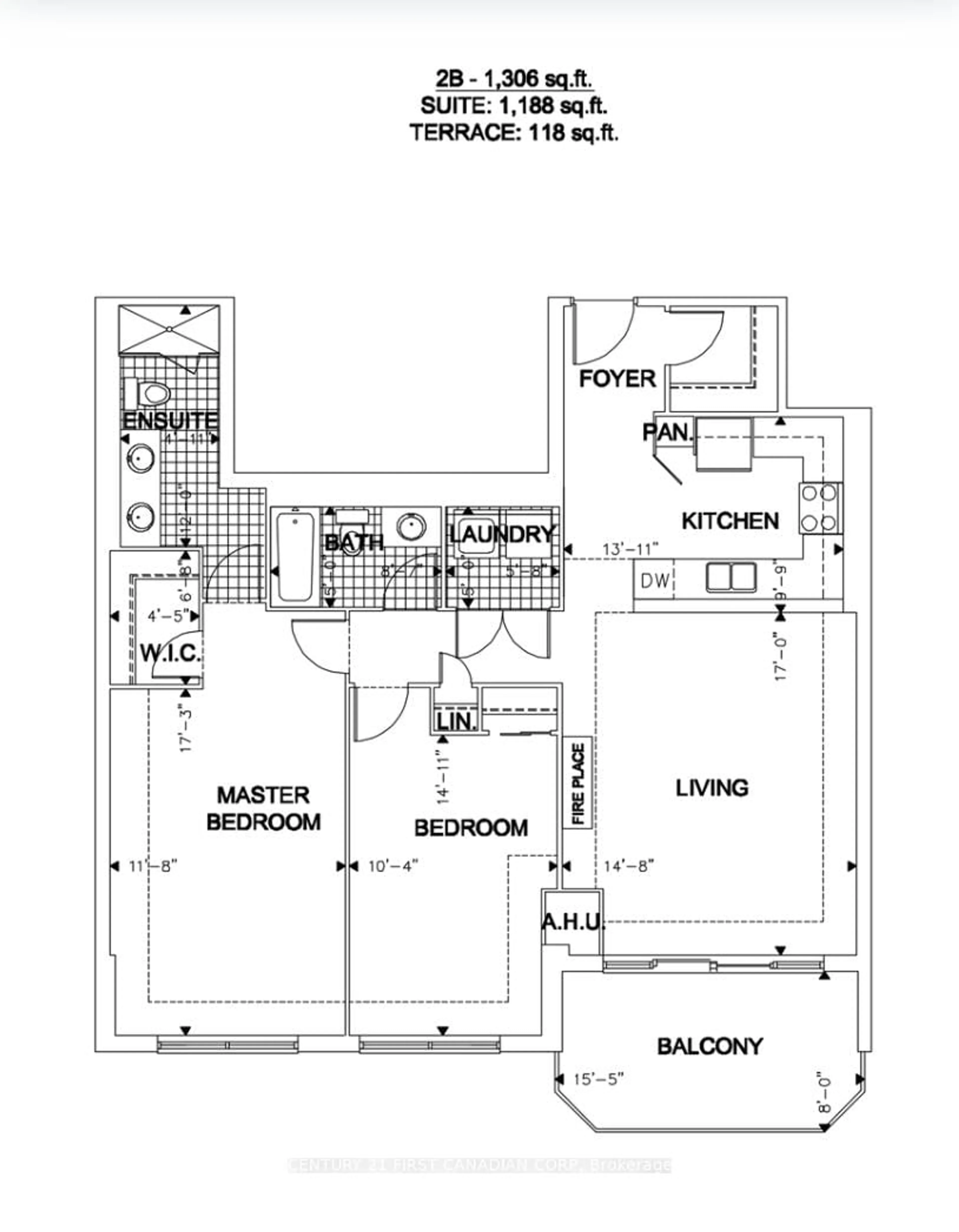 Floor plan for 1030 Coronation Dr #312, London North Ontario N6G 0G5