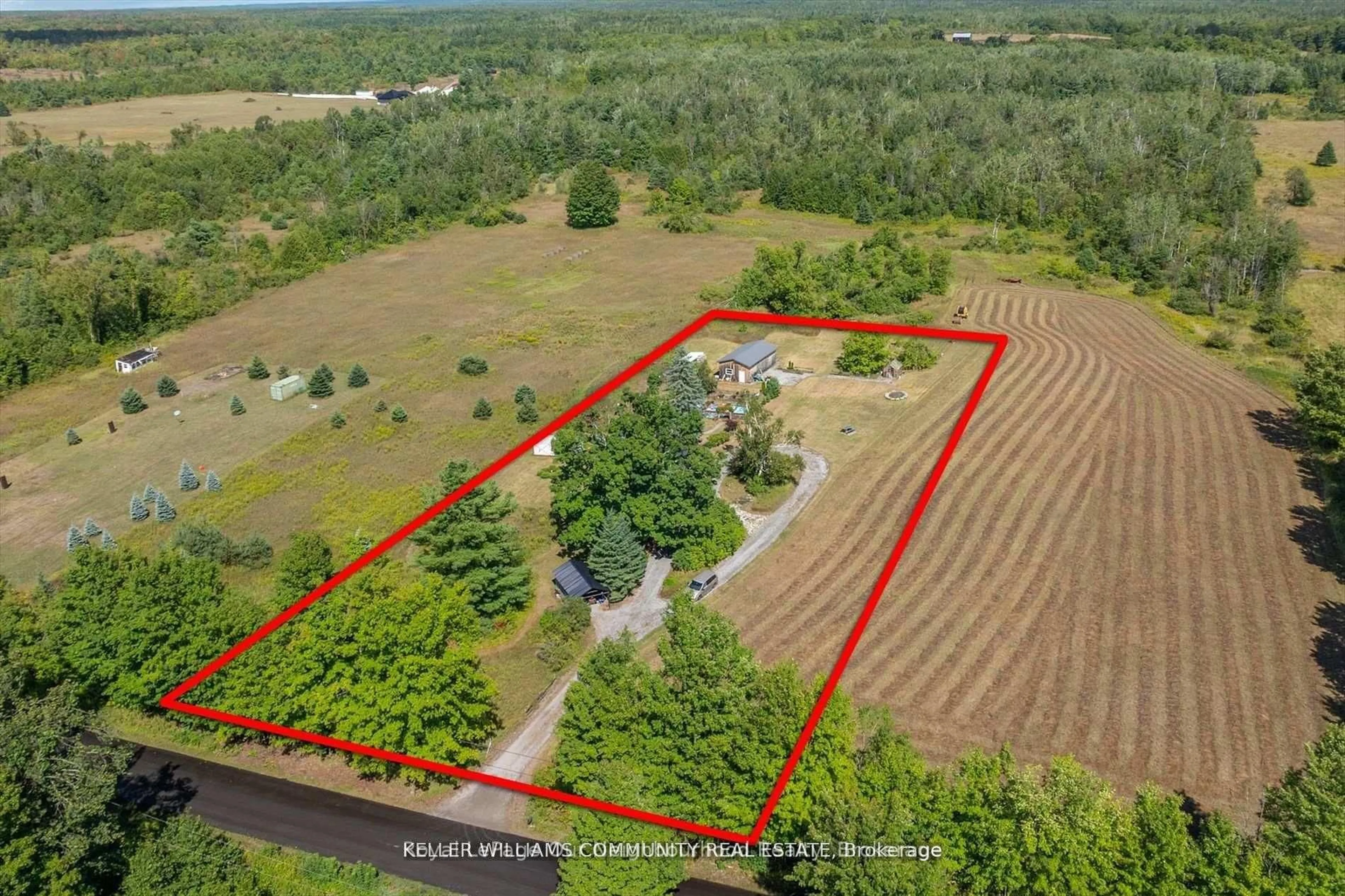 A pic from outside/outdoor area/front of a property/back of a property/a pic from drone, unknown for 372 County Road 41 Rd, Kawartha Lakes Ontario K0M 2B0