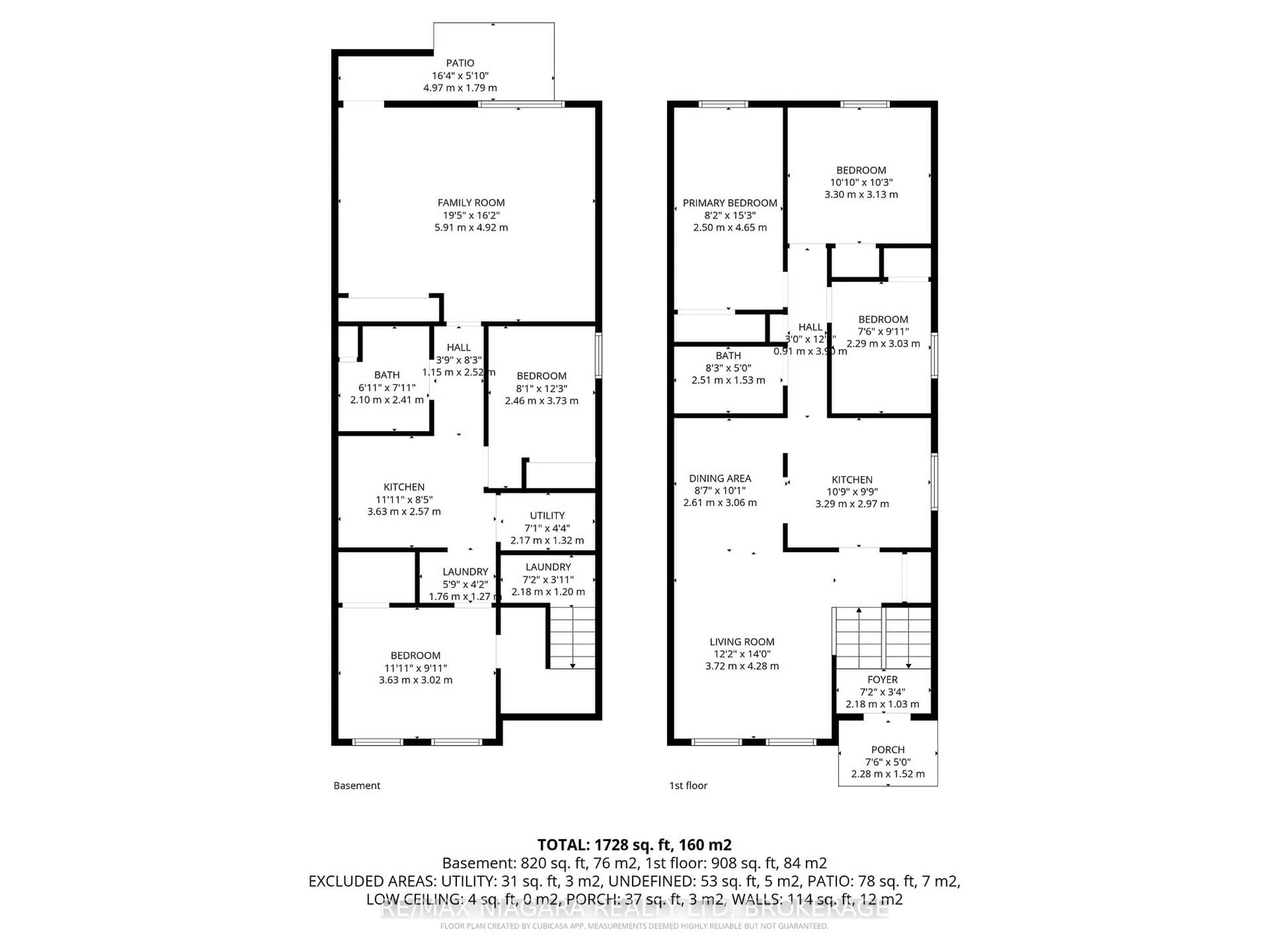 Floor plan for 9 Joshua Crt, Welland Ontario L3C 7E3