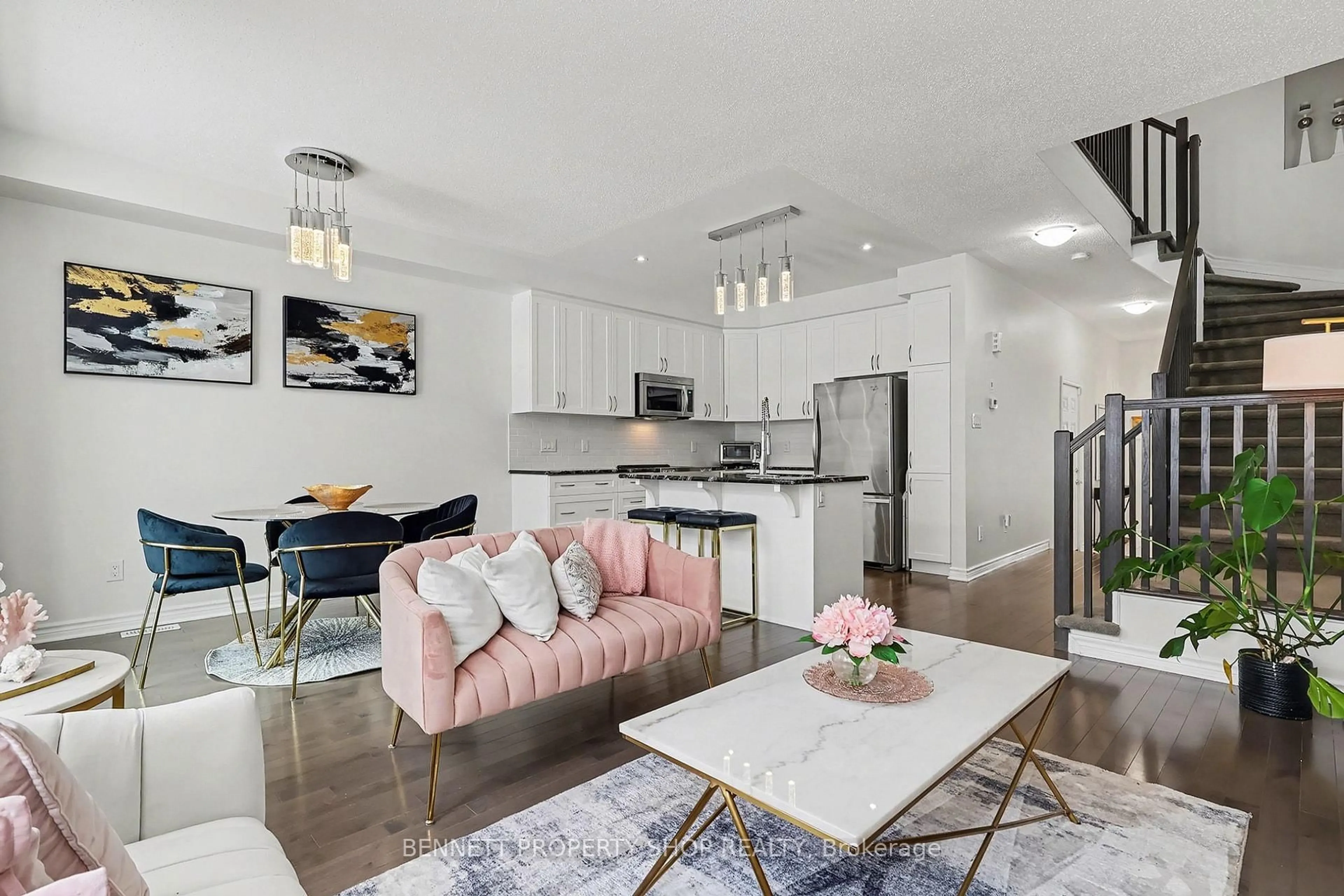 Living room with furniture, unknown for 992 Bunchberry Way, Ottawa Ontario K1T 0L6