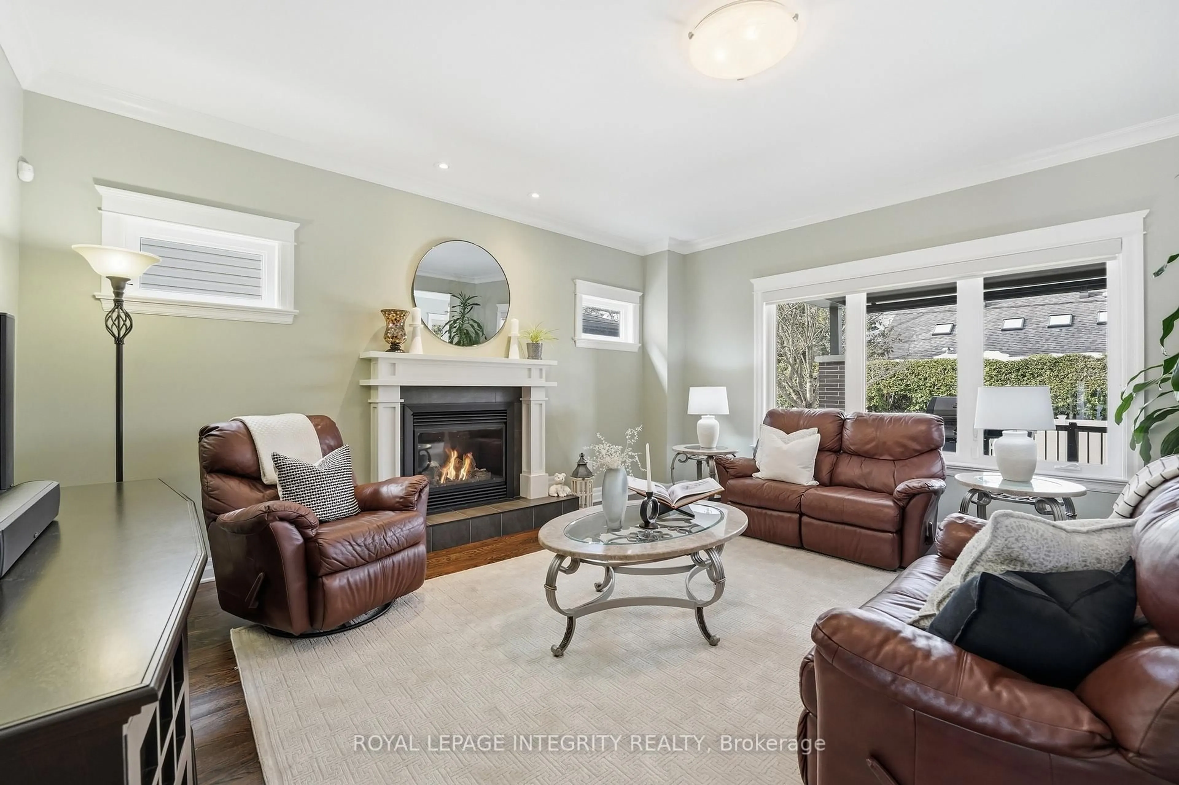 Living room with furniture, ceramic/tile floor for 476 Ancaster Ave, Ottawa Ontario K2B 5B7