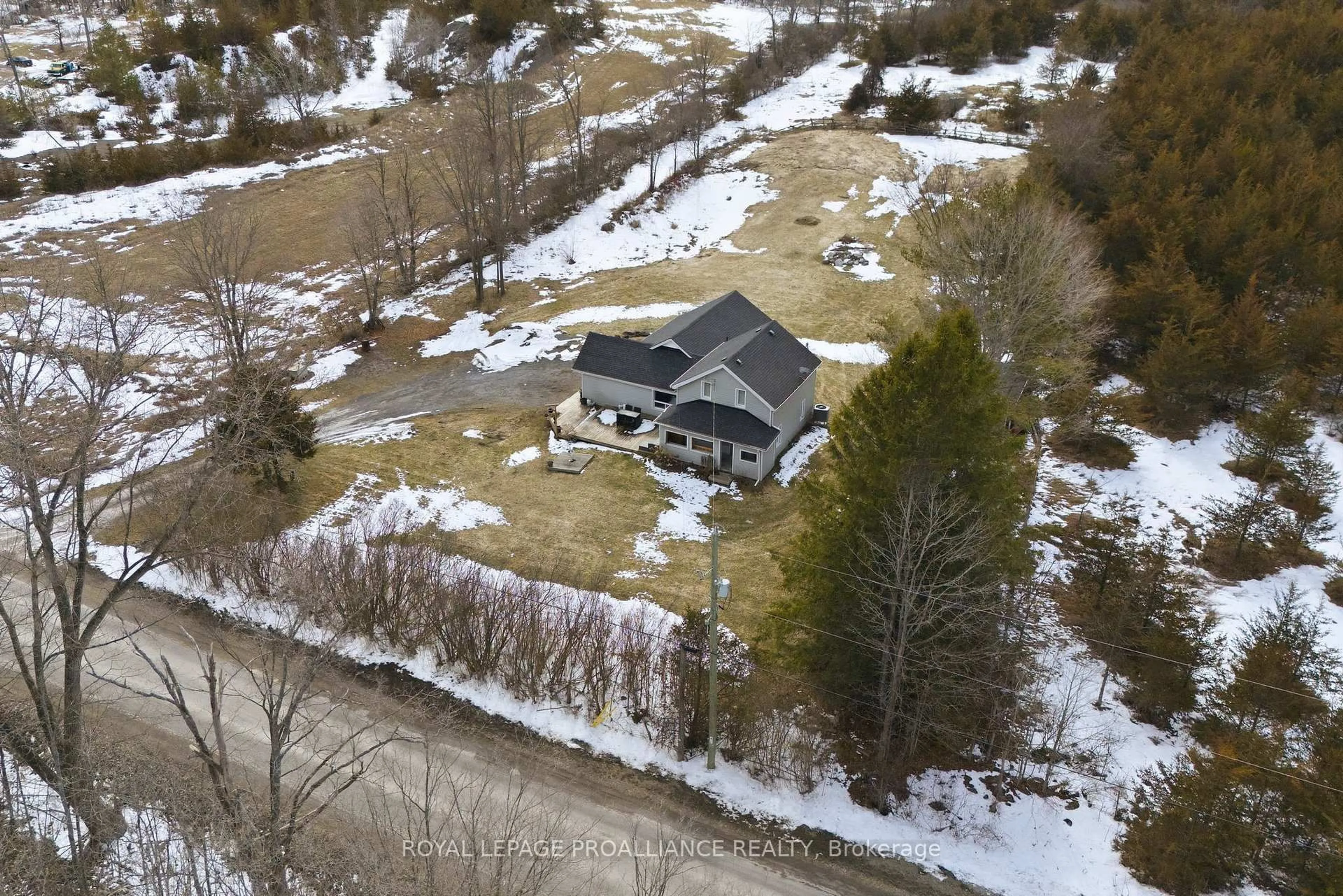 A pic from outside/outdoor area/front of a property/back of a property/a pic from drone, unknown for 1957 READ Rd, Belleville Ontario K0K 2Y0