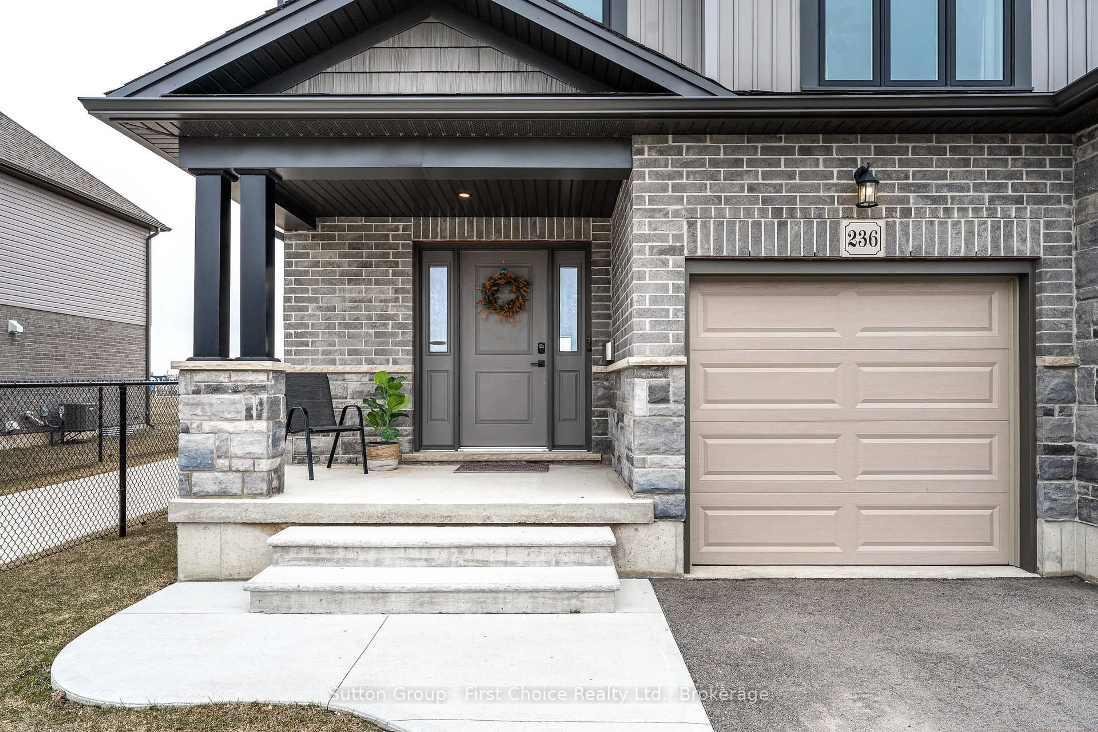 Home with brick exterior material, street for 236 Bradshaw Dr, Stratford Ontario N5A 0G5