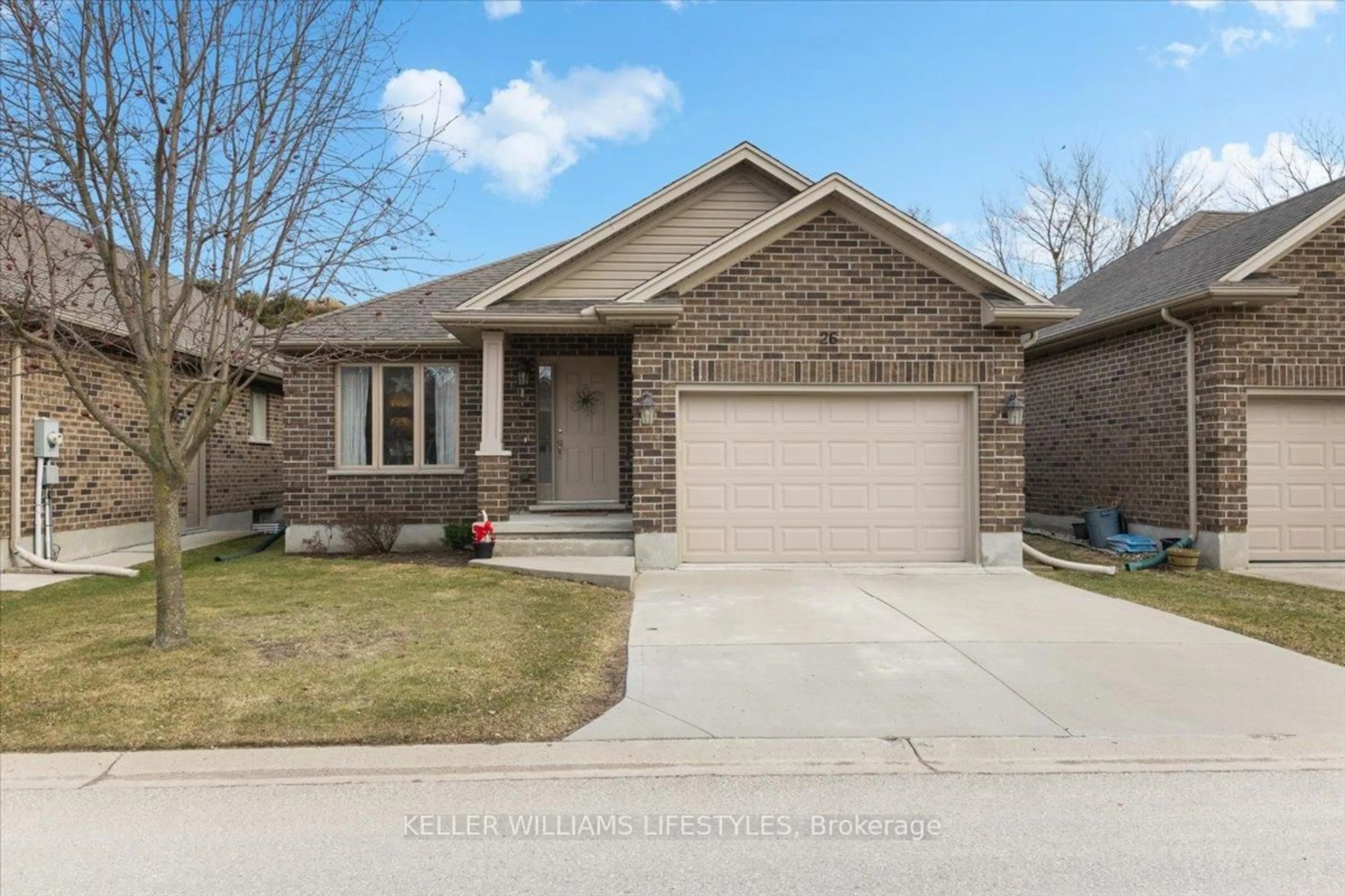 Home with brick exterior material, street for 295 MOGG St #26, Strathroy-Caradoc Ontario N7G 0C6