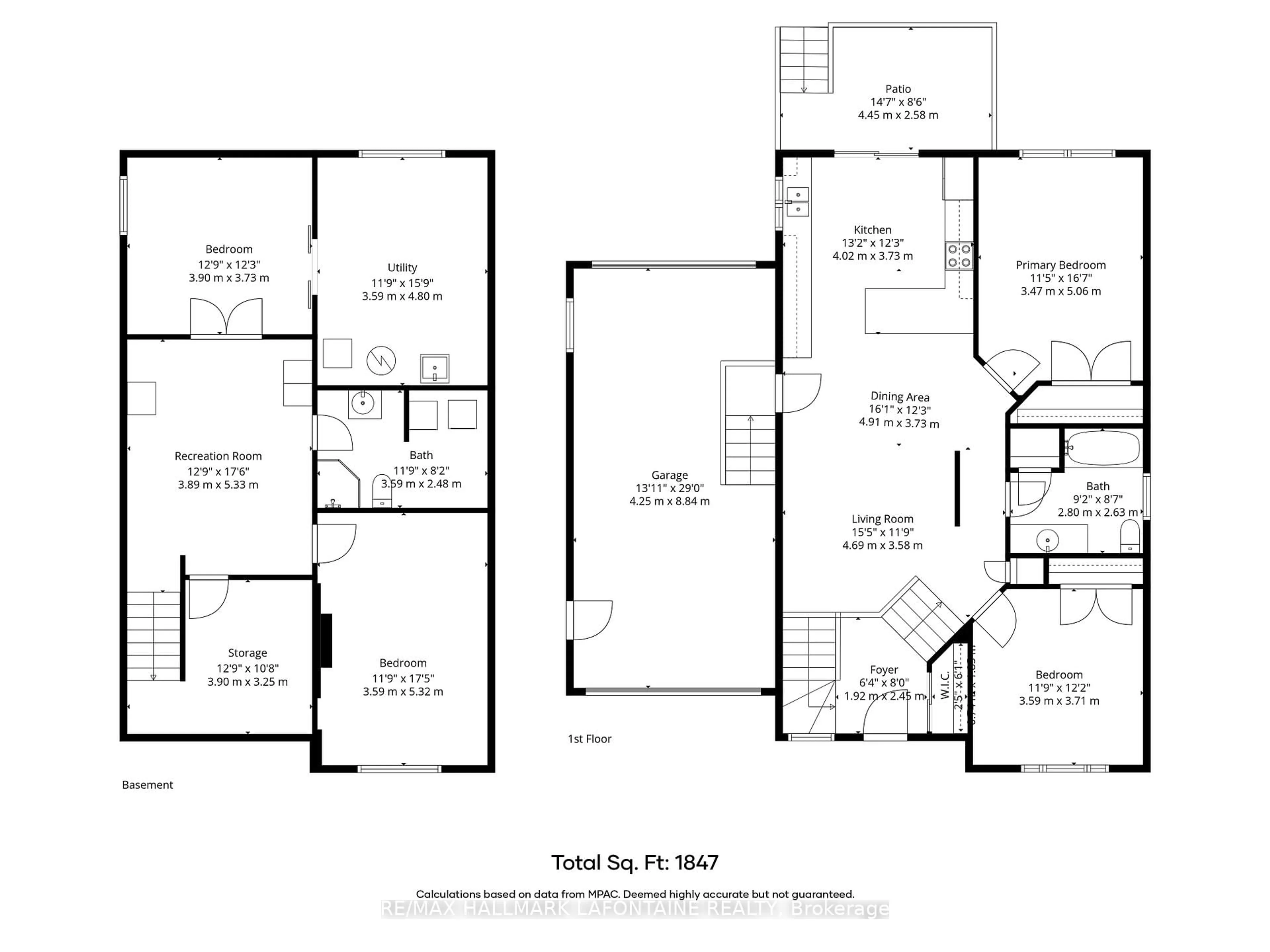 Floor plan for 511 Francois St, Alfred and Plantagenet Ontario K0A 3K0