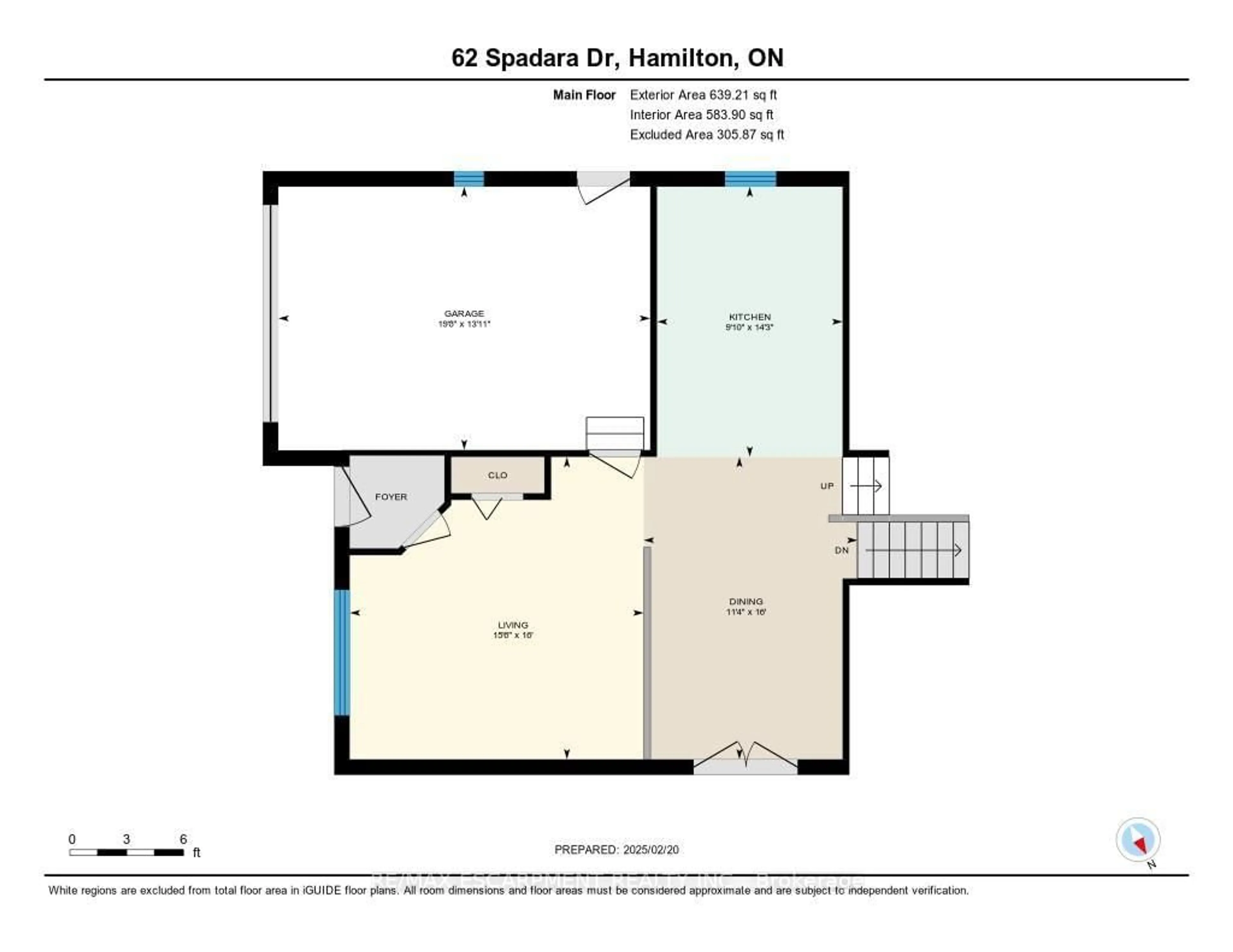 Floor plan for 62 Spadara Dr, Hamilton Ontario L9B 2K3