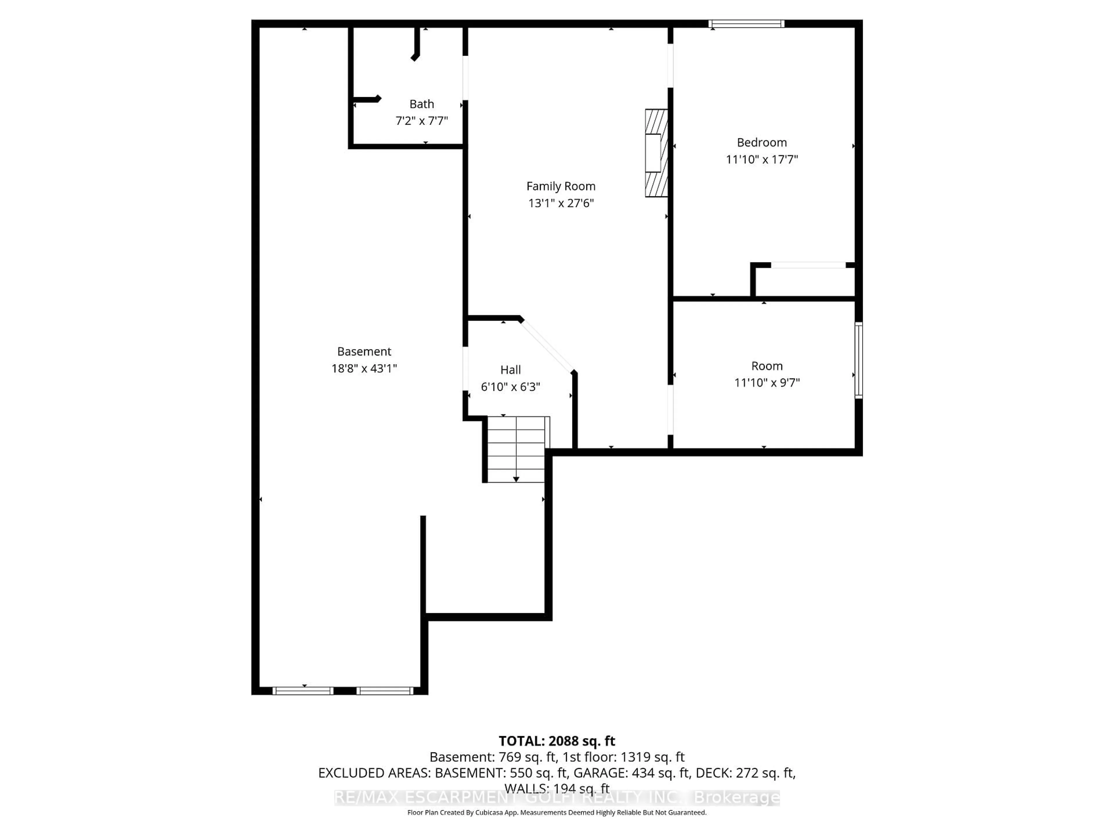Floor plan for 9 Pace Ave, Brantford Ontario N3S 7V4