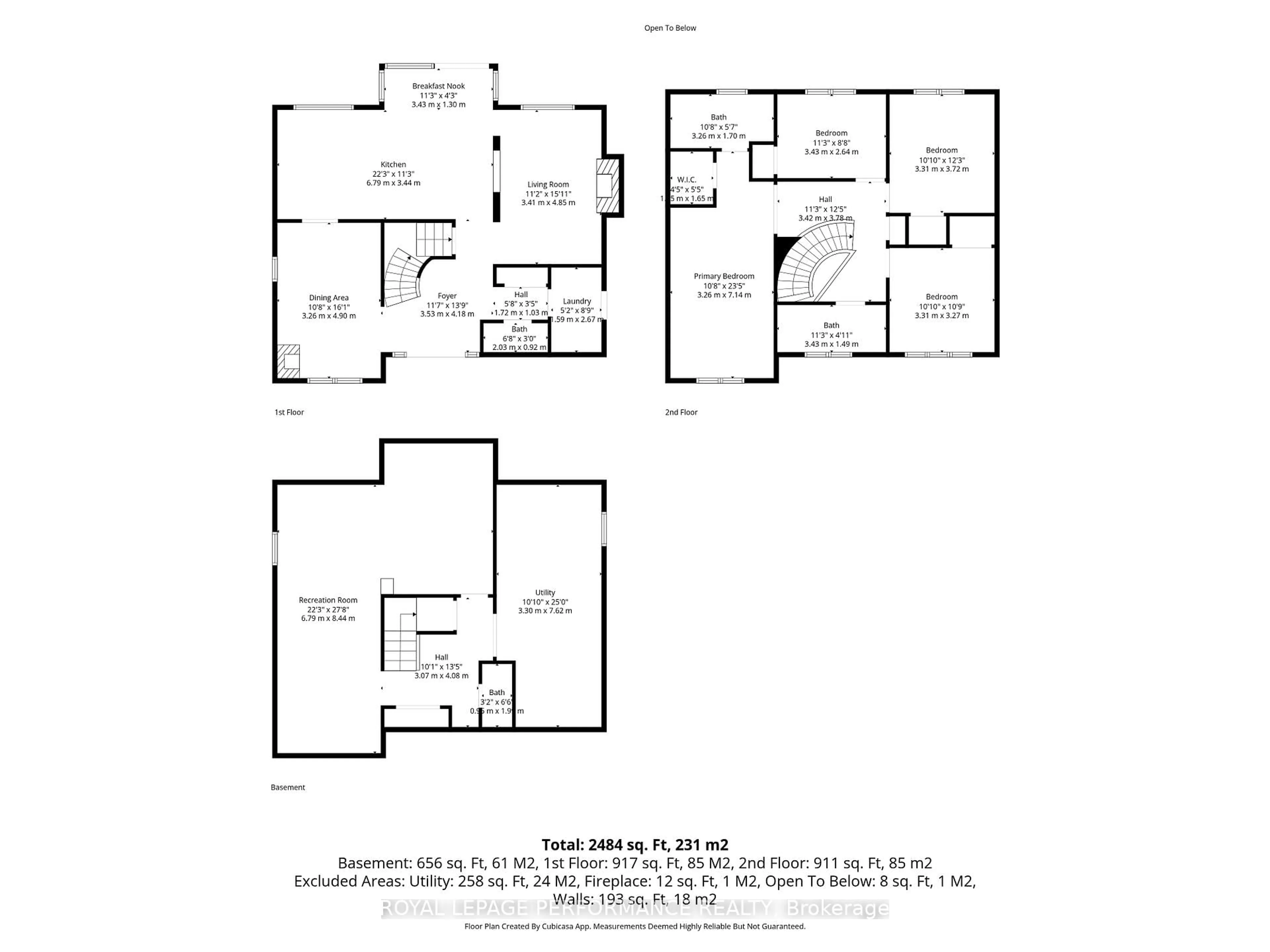 Floor plan for 1682 Barrington St, Orleans Ontario K1C 4W8
