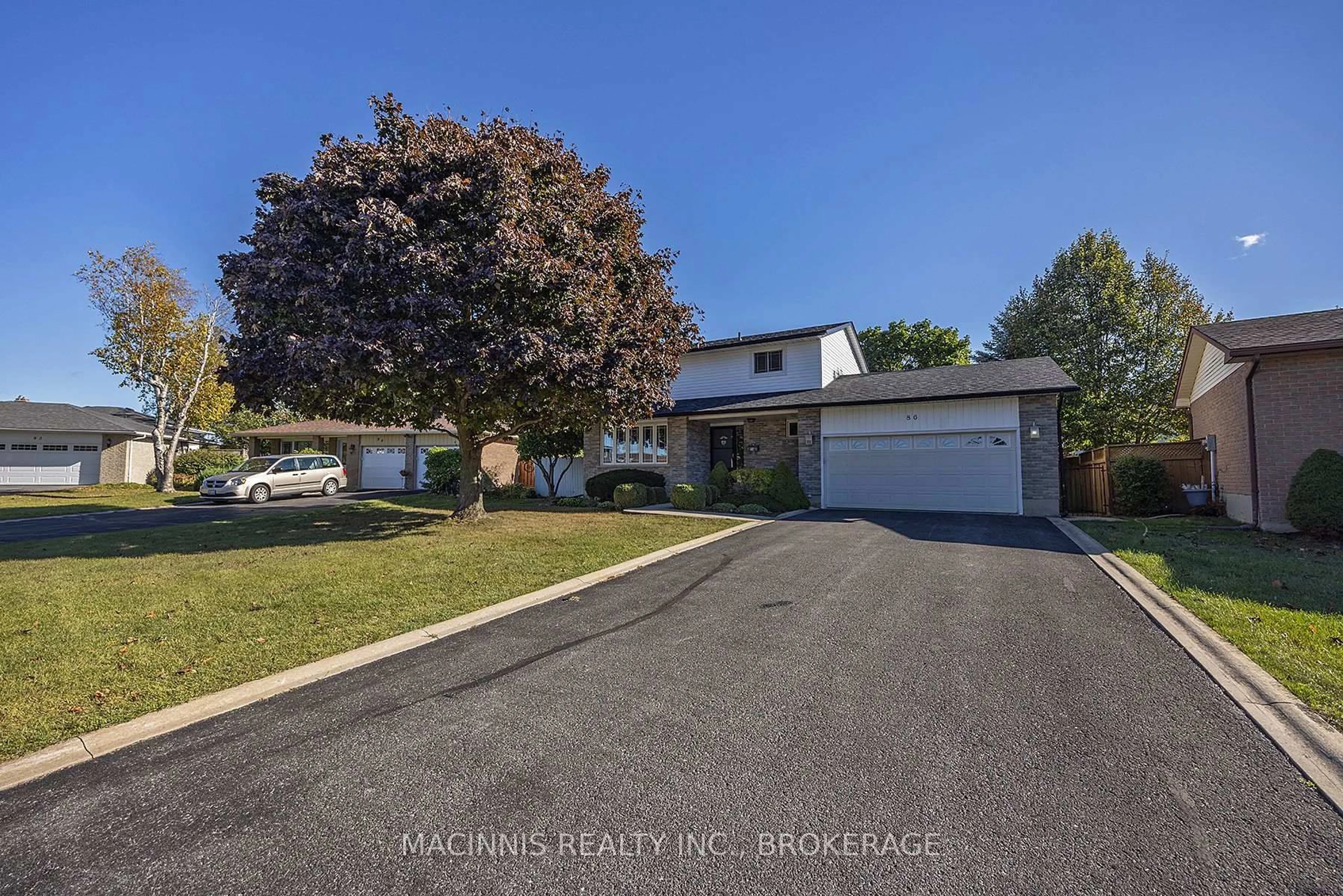 A pic from outside/outdoor area/front of a property/back of a property/a pic from drone, street for 86 Windfield Cres, Kingston Ontario K7K 6G4