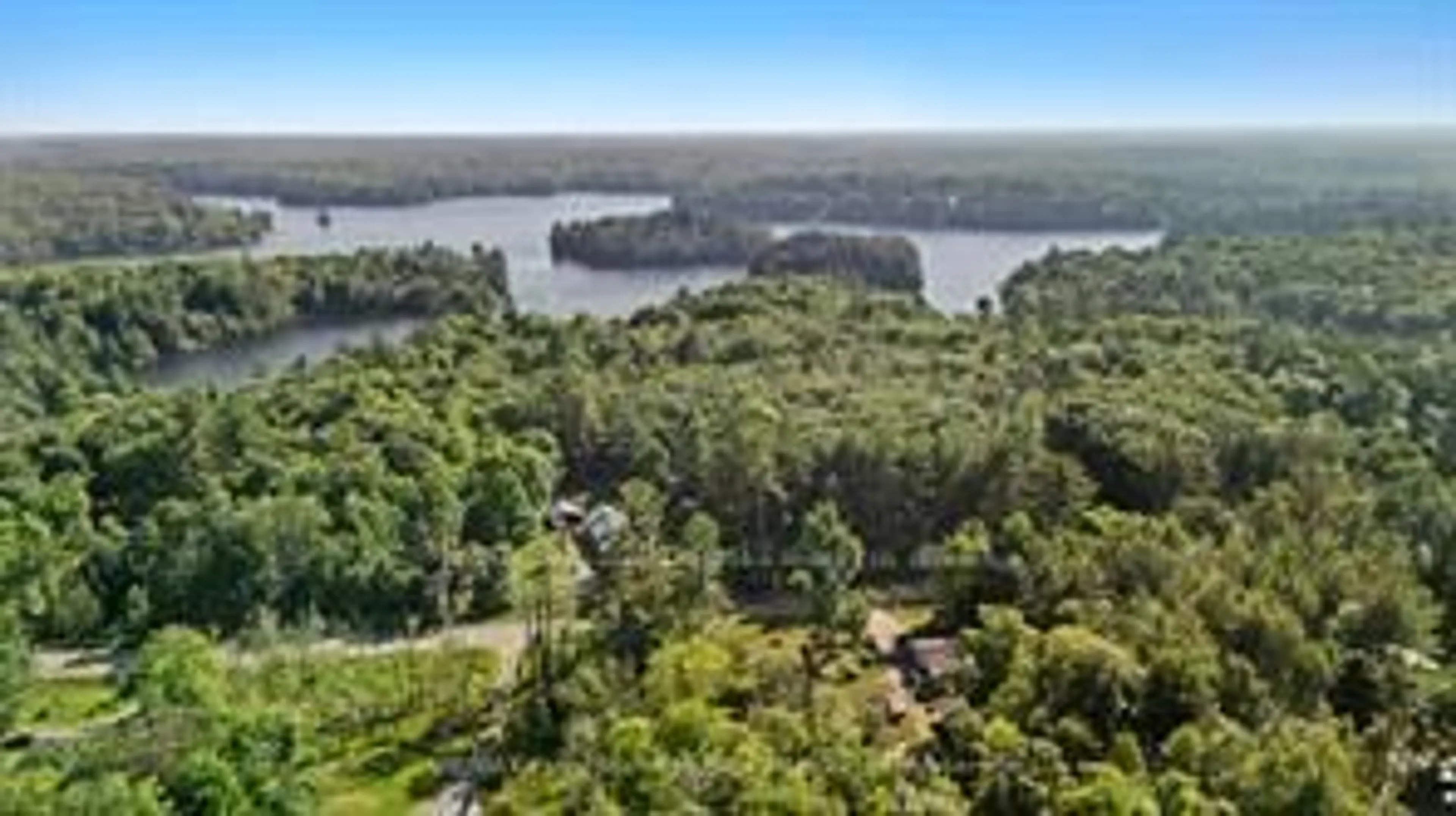 A pic from outside/outdoor area/front of a property/back of a property/a pic from drone, water/lake/river/ocean view for 288 Rankin Lake Rd, Seguin Ontario P2A 2W8