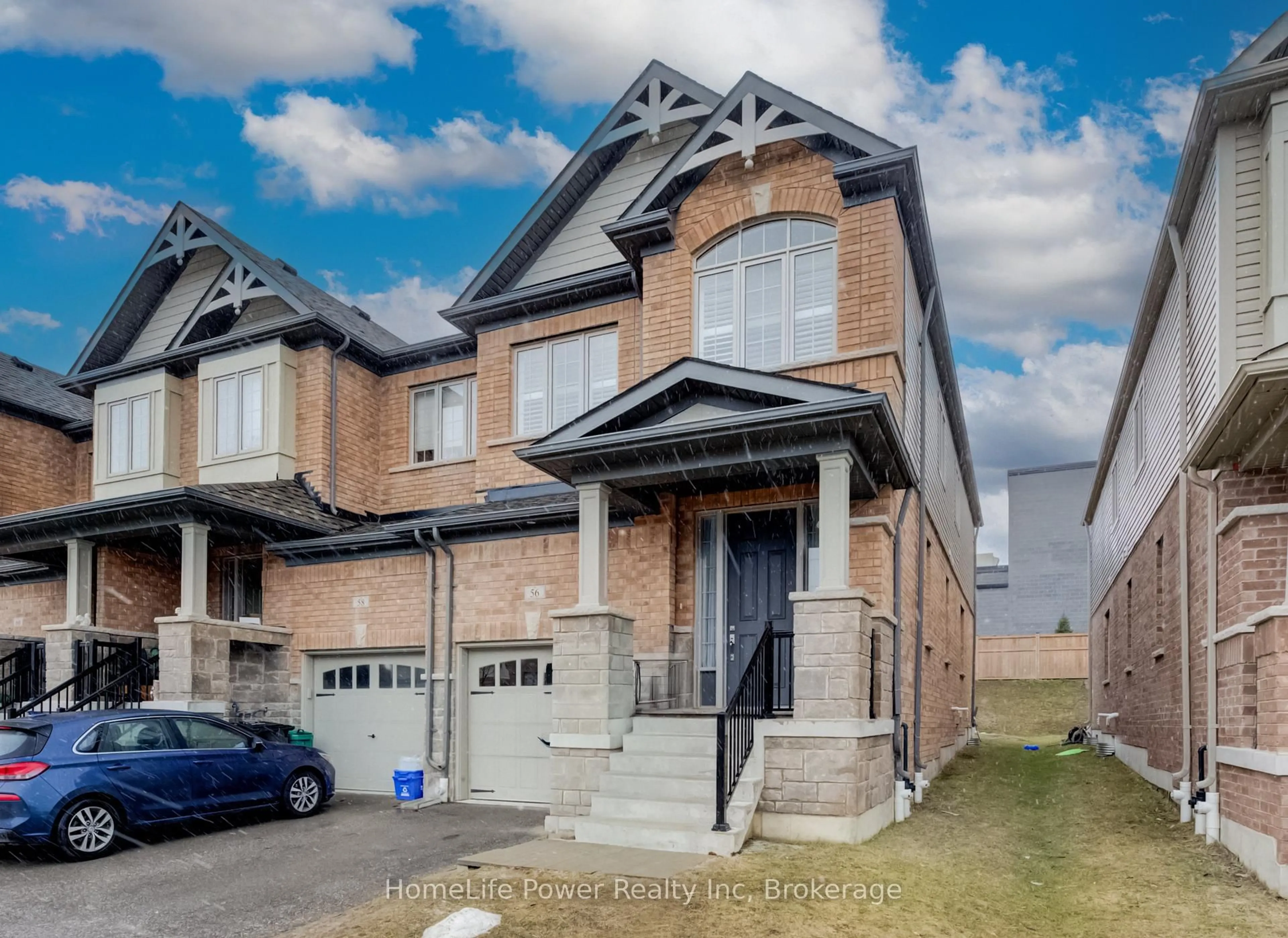 Home with brick exterior material, street for 56 Reistwood Dr, Kitchener Ontario N2R 0N8