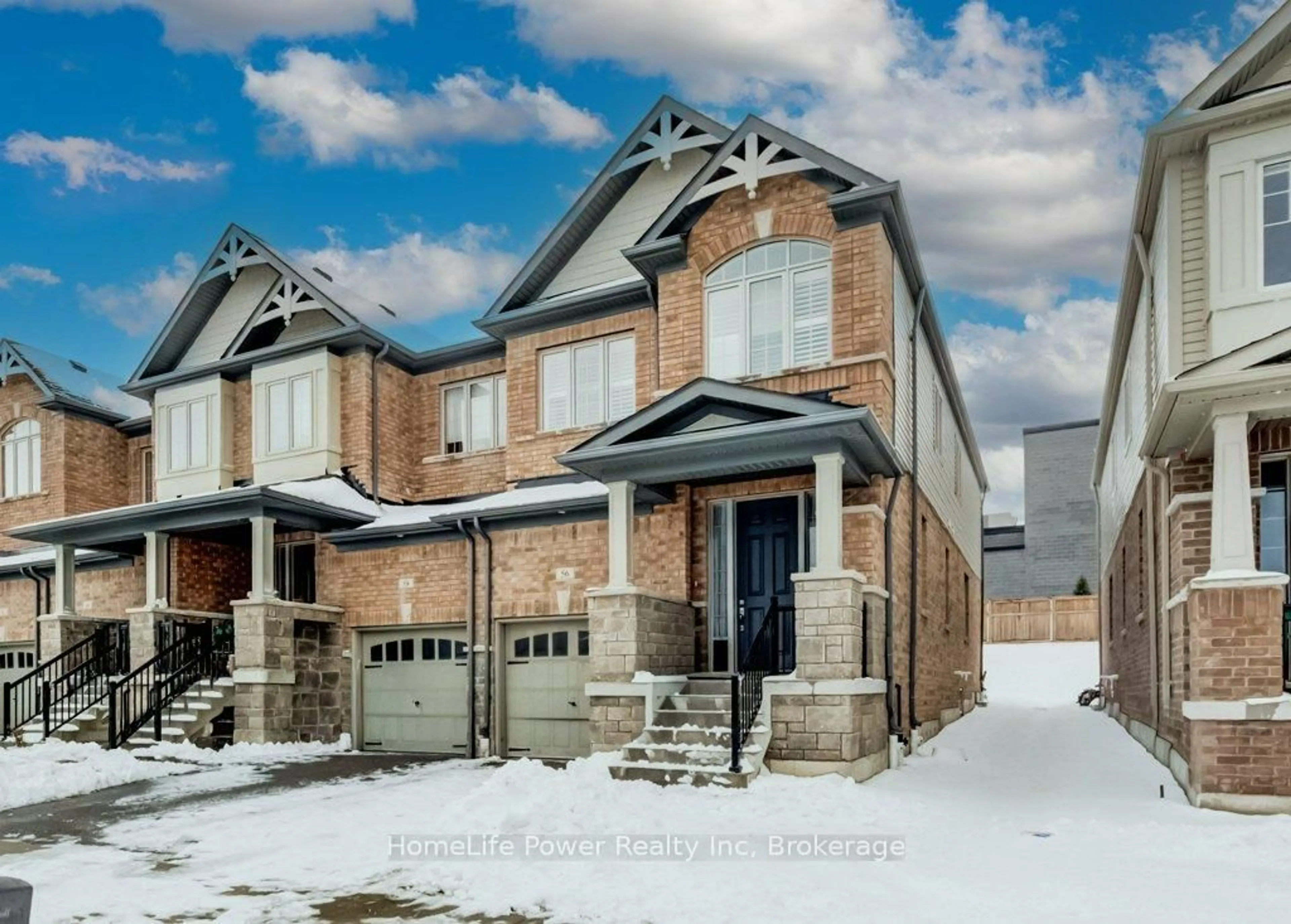 Home with brick exterior material, street for 56 Reistwood Dr, Kitchener Ontario N2R 0N8