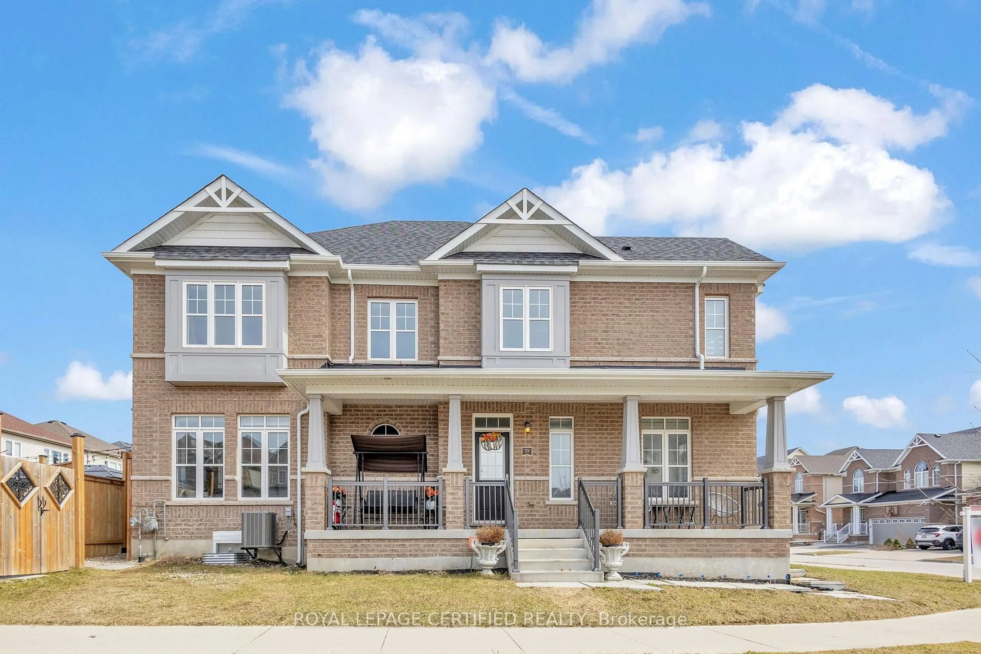 Home with brick exterior material, street for 19 Rosebrugh Ave, Cambridge Ontario N3H 5L5