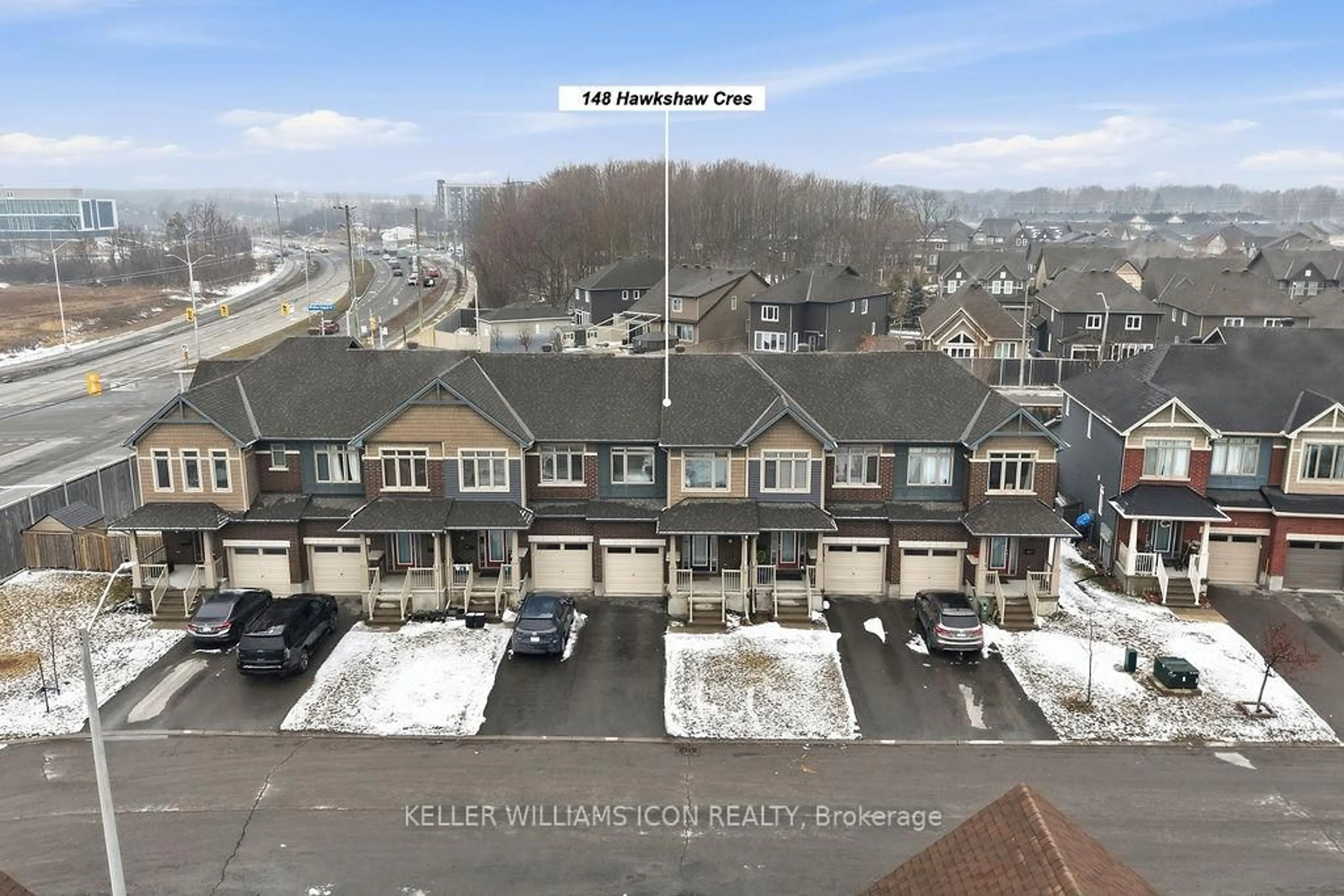 A pic from outside/outdoor area/front of a property/back of a property/a pic from drone, mountain view for 148 Hawkshaw Cres, Ottawa Ontario K2J 0J6