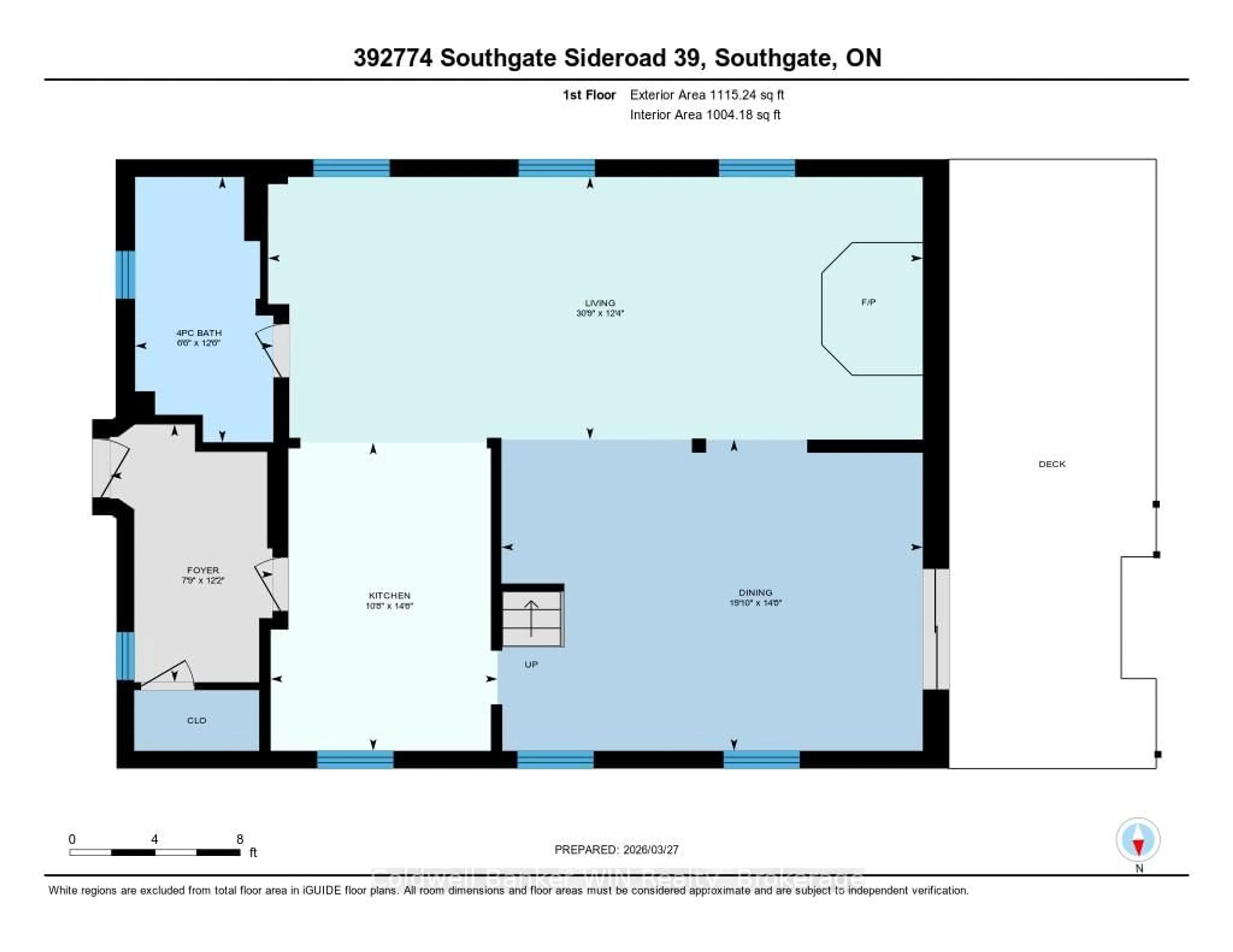 Floor plan for 392774 Southgate 39 Sdrd, Southgate Ontario N0G 1R0