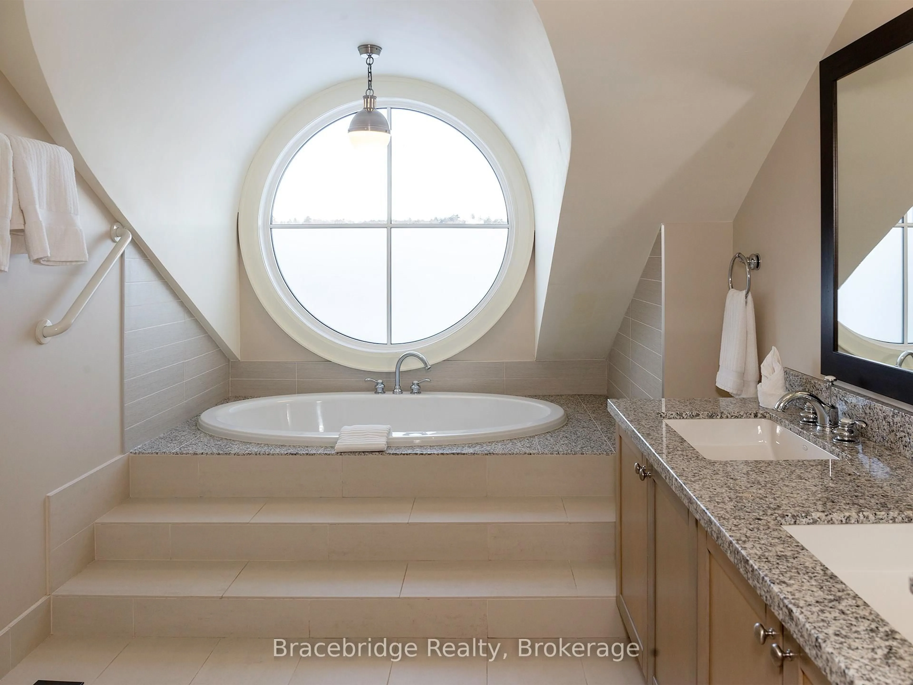 Contemporary bathroom, ceramic/tile floor for 1869 Muskoka Road 118 Highway #G102-C2, Muskoka Lakes Ontario P1L 1W8