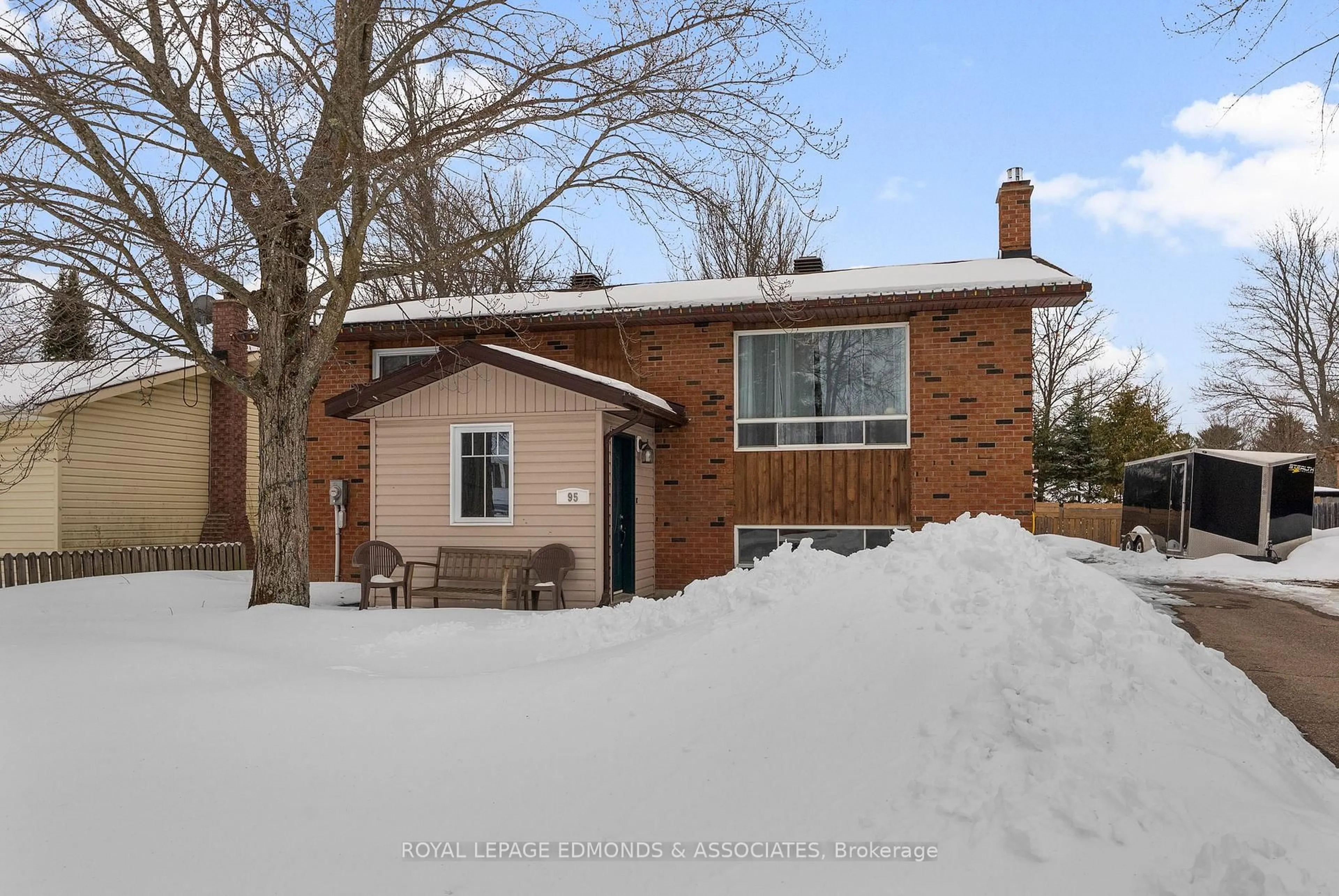 Home with brick exterior material, street for 95 Spruce St, Petawawa Ontario K8H 3H7