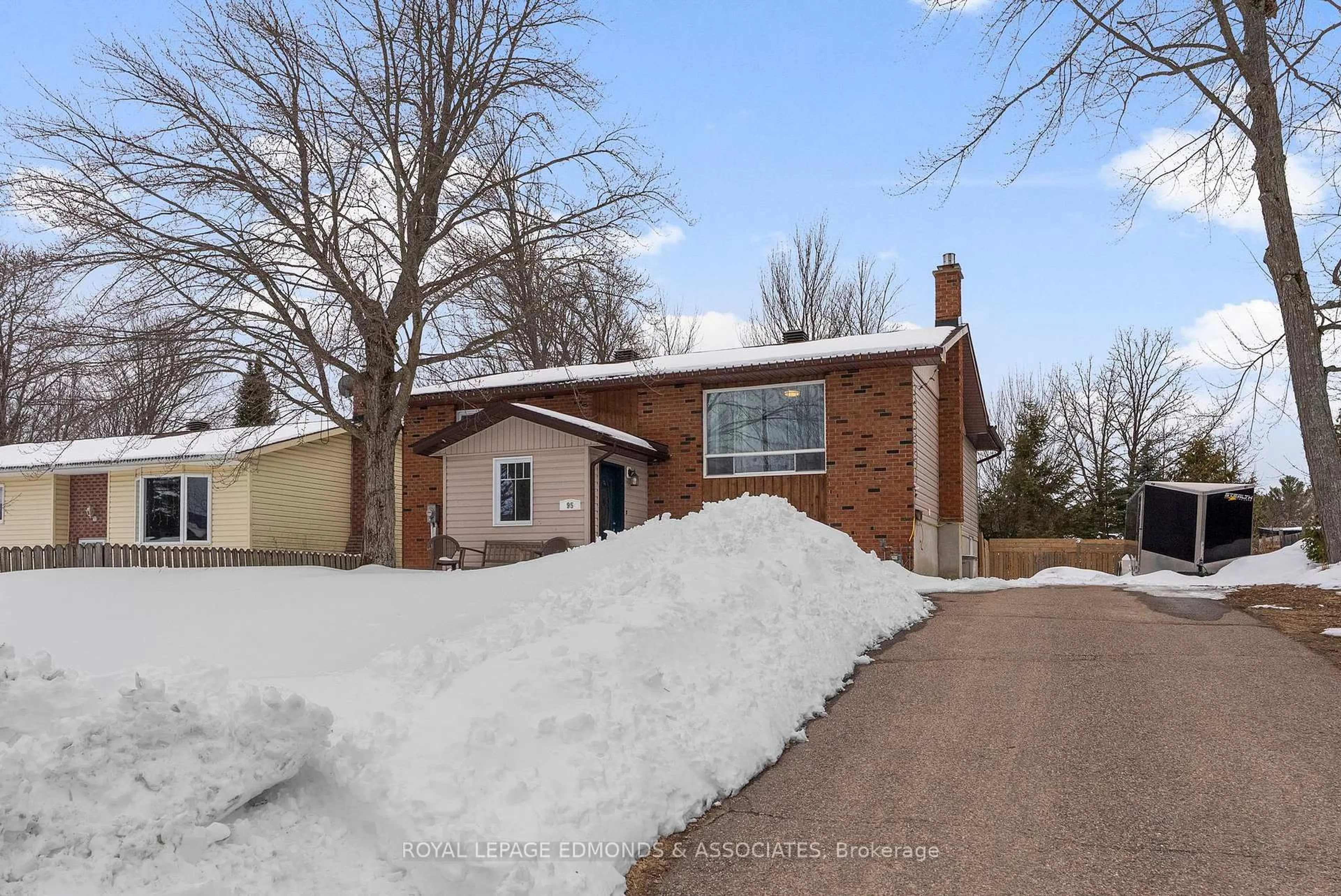 Home with brick exterior material, street for 95 Spruce St, Petawawa Ontario K8H 3H7