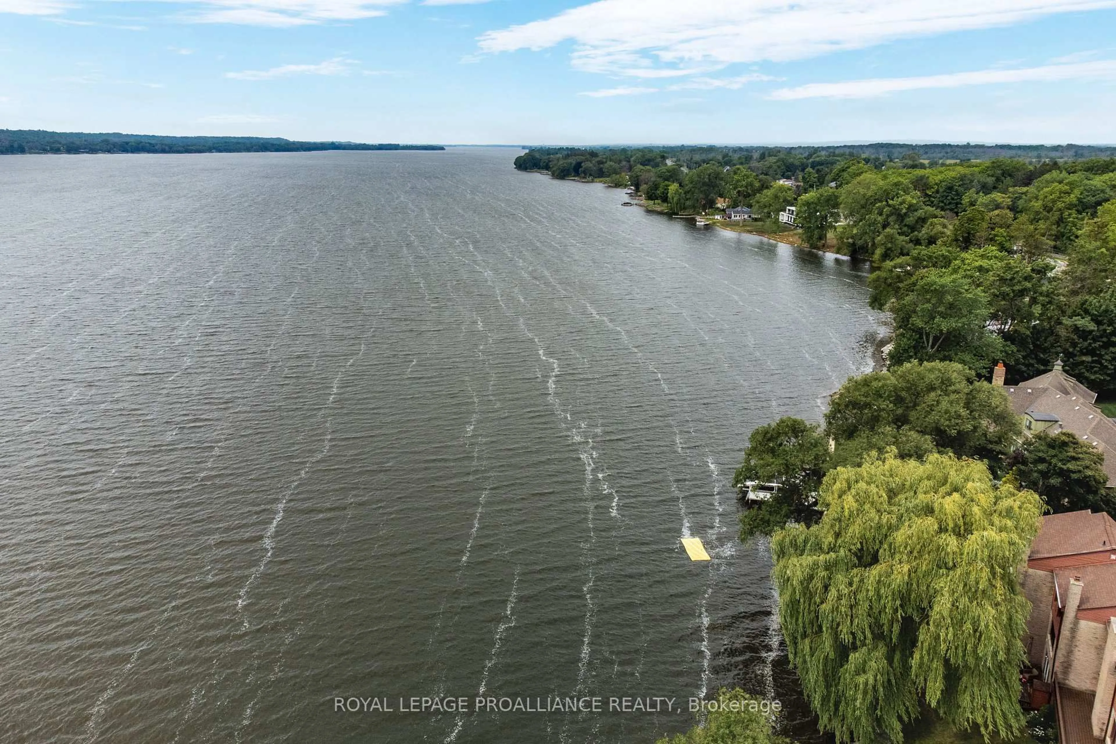 A pic from outside/outdoor area/front of a property/back of a property/a pic from drone, water/lake/river/ocean view for 1798 Old Hwy 2 #1, Quinte West Ontario K8N 4Z2