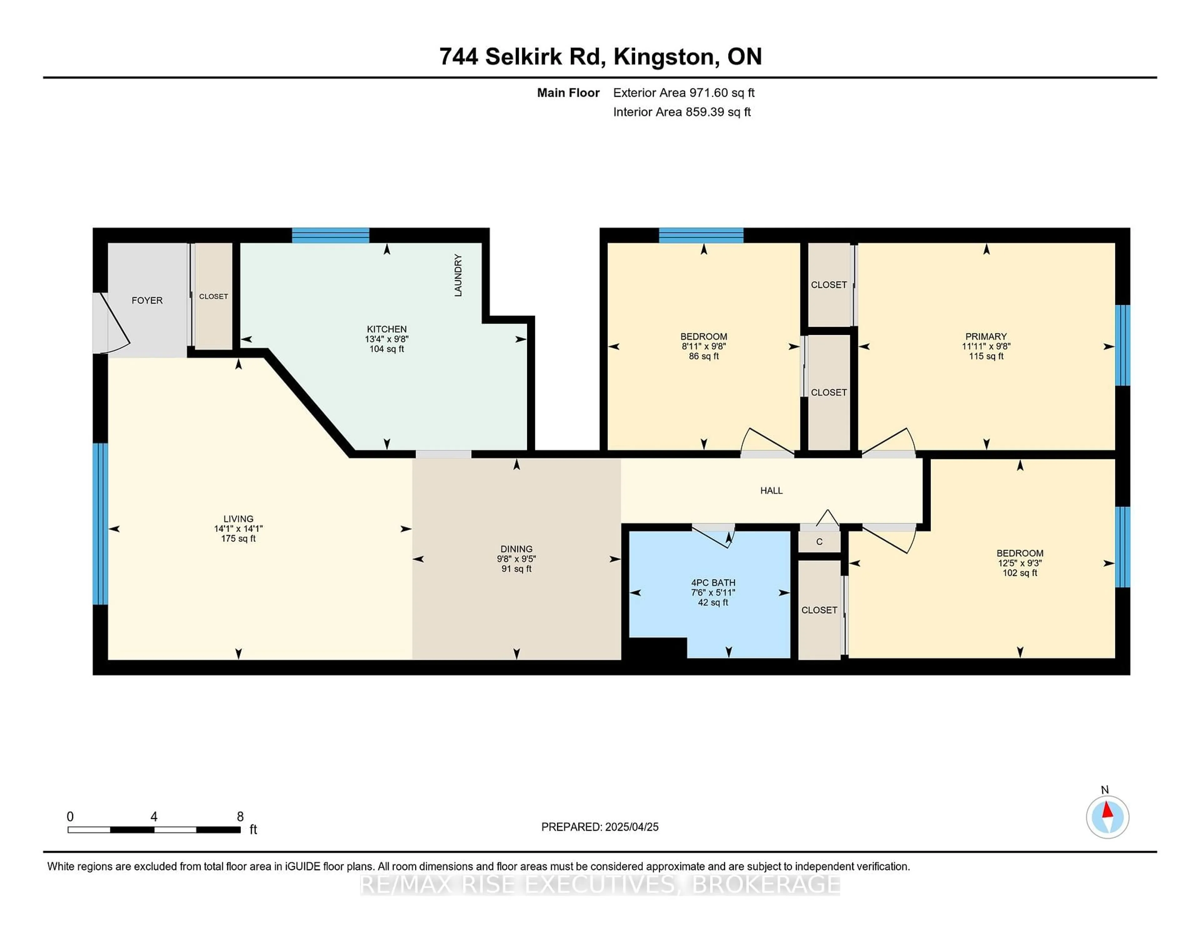Floor plan for 744 Selkirk Rd, Kingston Ontario K7P 1A5