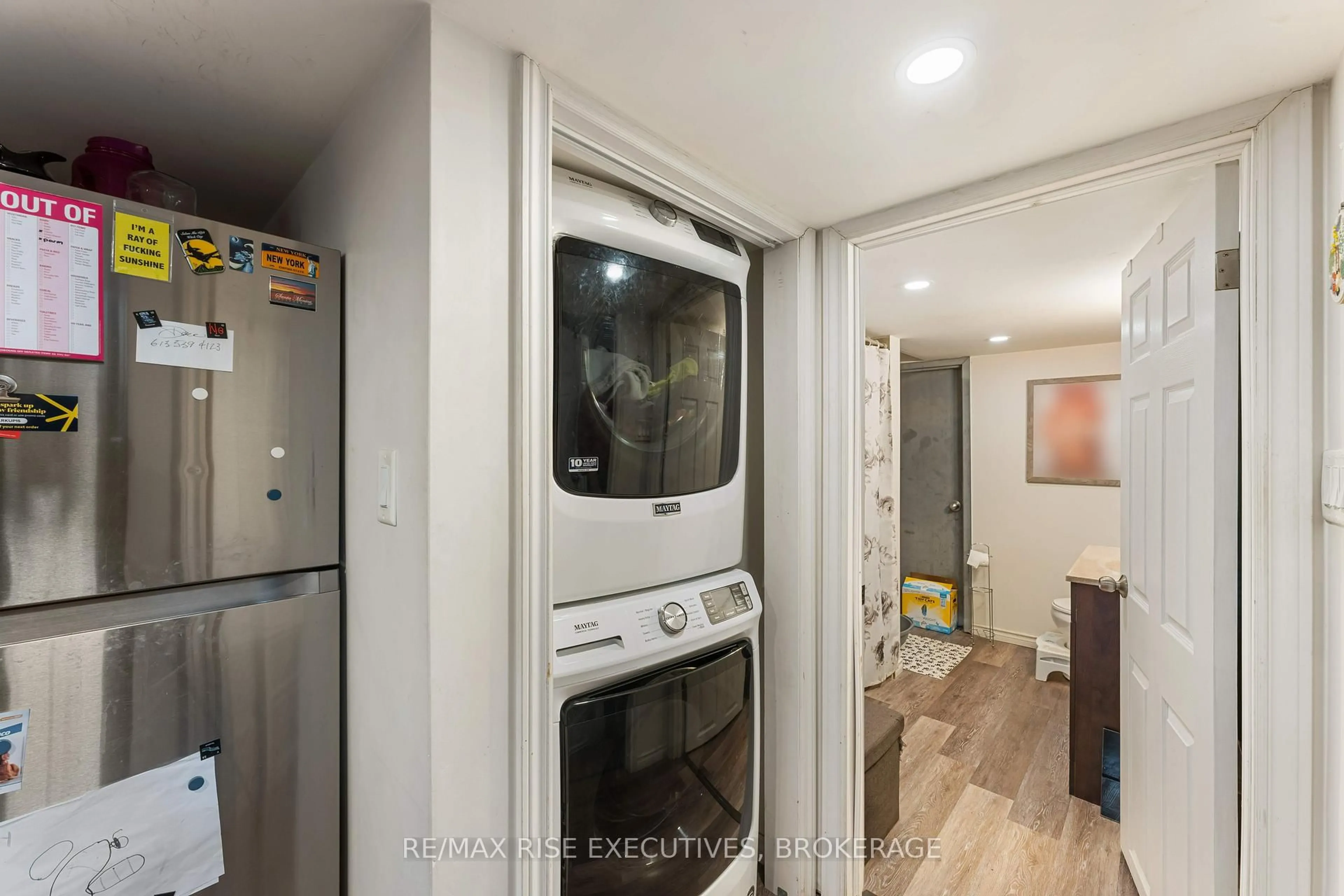 Kitchen with laundary machines, unknown for 744 Selkirk Rd, Kingston Ontario K7P 1A5