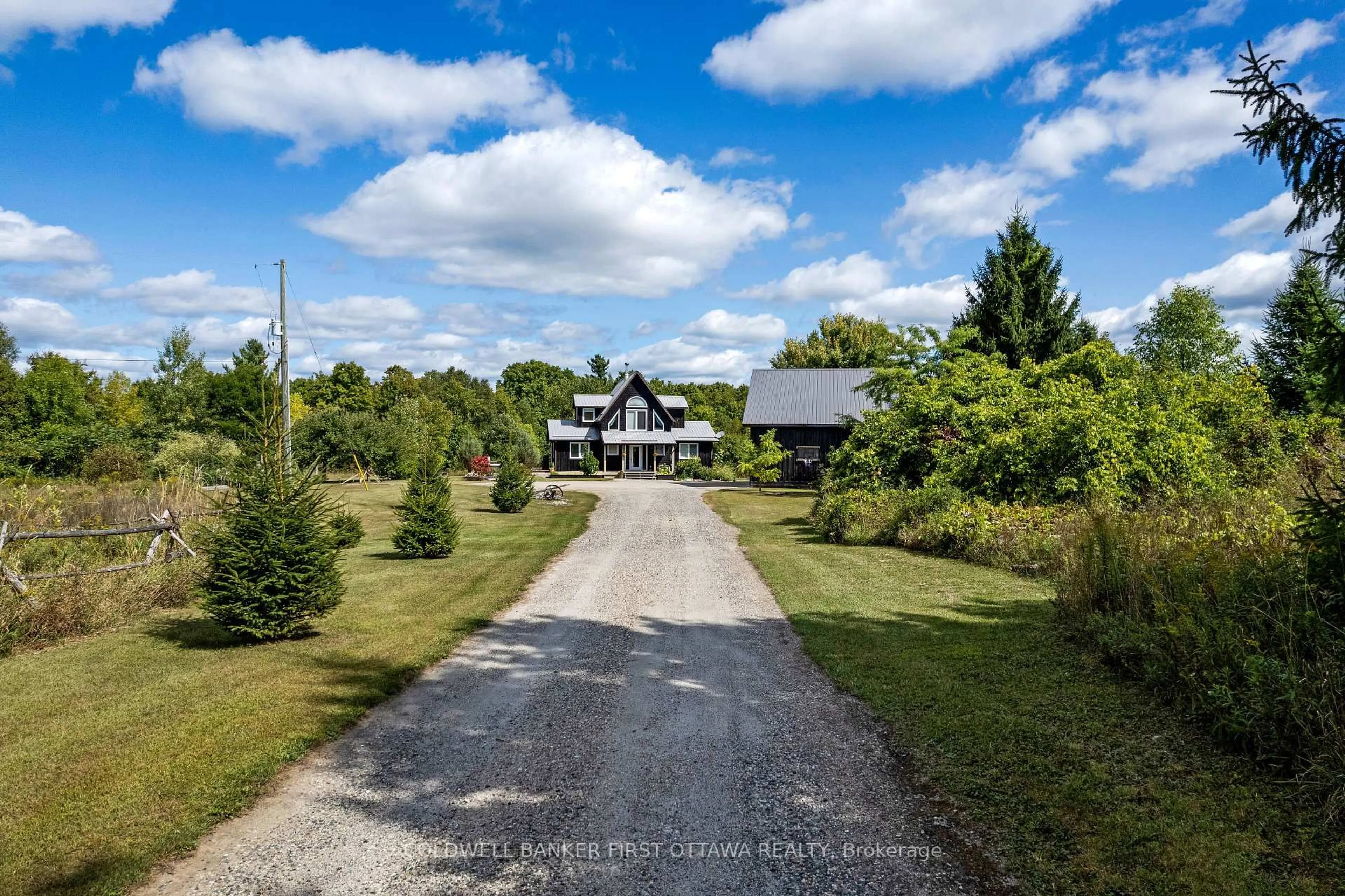 A pic from outside/outdoor area/front of a property/back of a property/a pic from drone, street for 1158 Fallbrook Rd, Balderson Ontario K0G 1A0