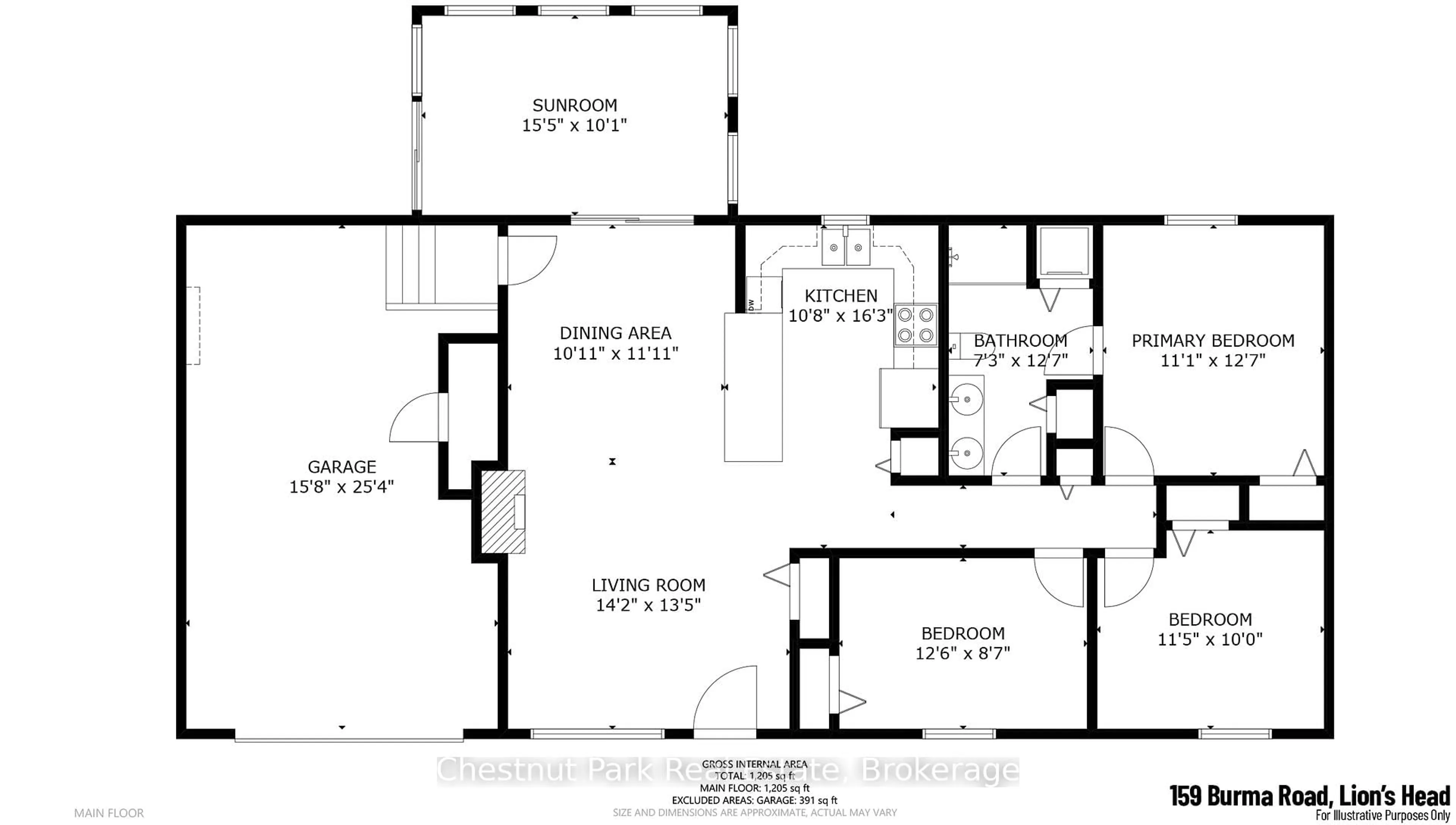Floor plan for 159 Burma Rd, Northern Bruce Peninsula Ontario N0H 1W0