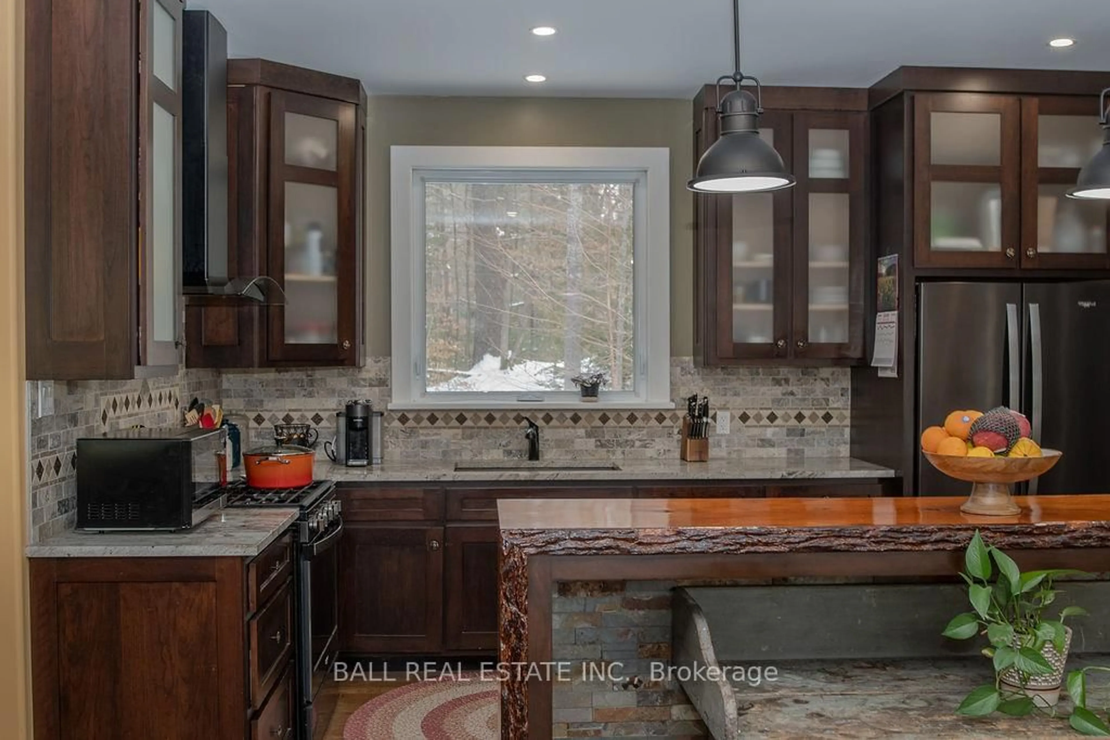 Contemporary kitchen, ceramic/tile floor for 1956 Smith Rd, Ardoch Ontario K0H 1C0