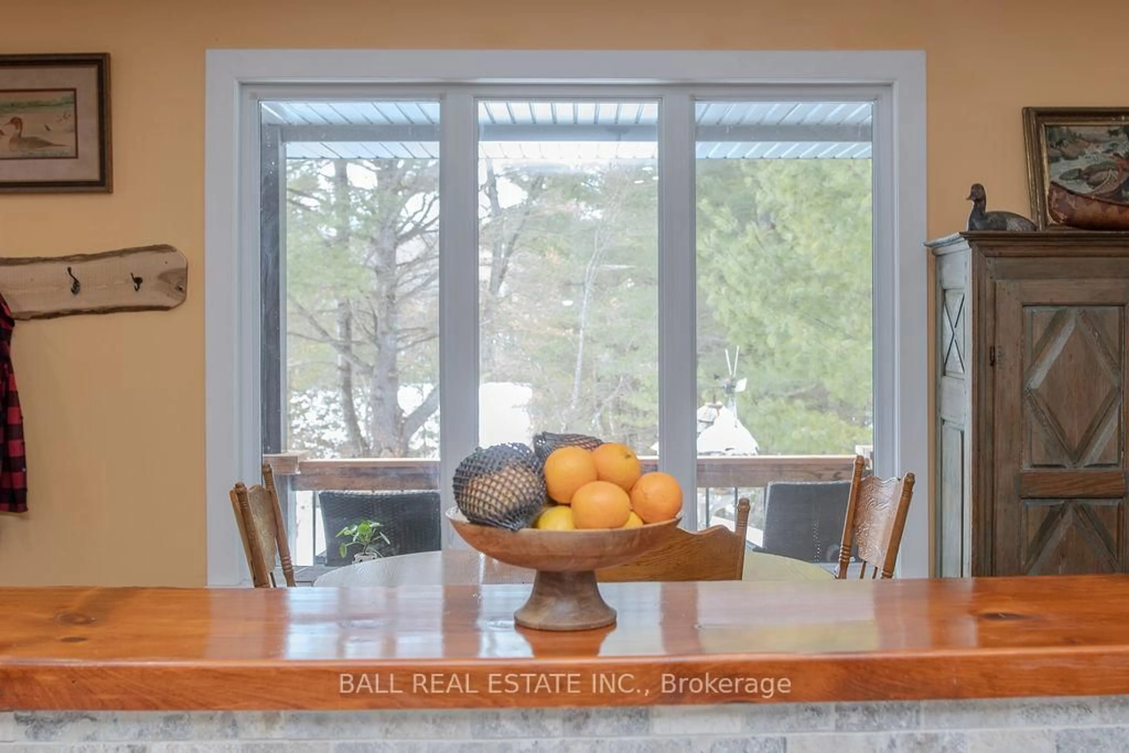 Dining room, wood/laminate floor for 1956 Smith Rd, Ardoch Ontario K0H 1C0