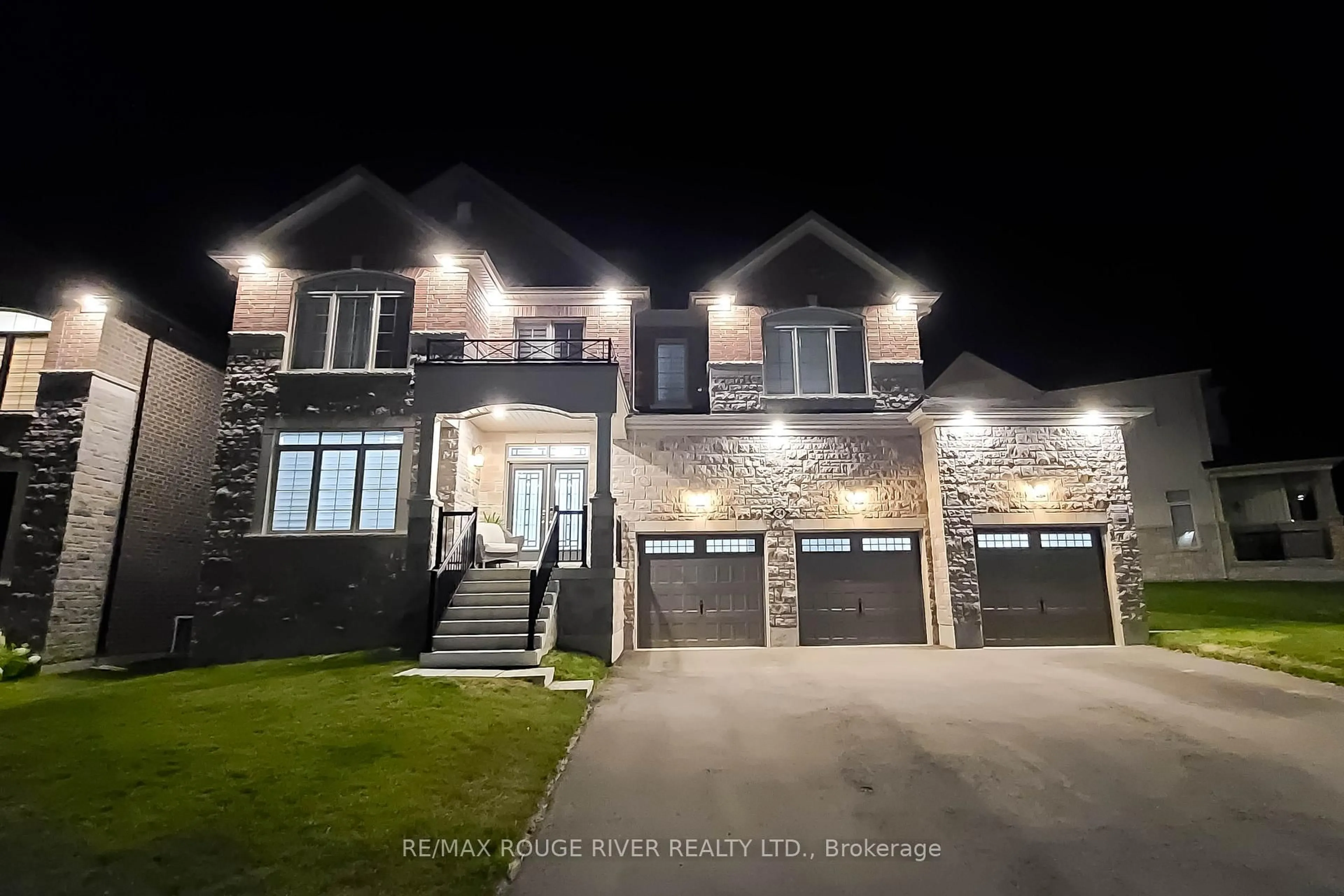 Home with brick exterior material, street for 54 Highlands Blvd, Cavan Monaghan Ontario L0A 1G0
