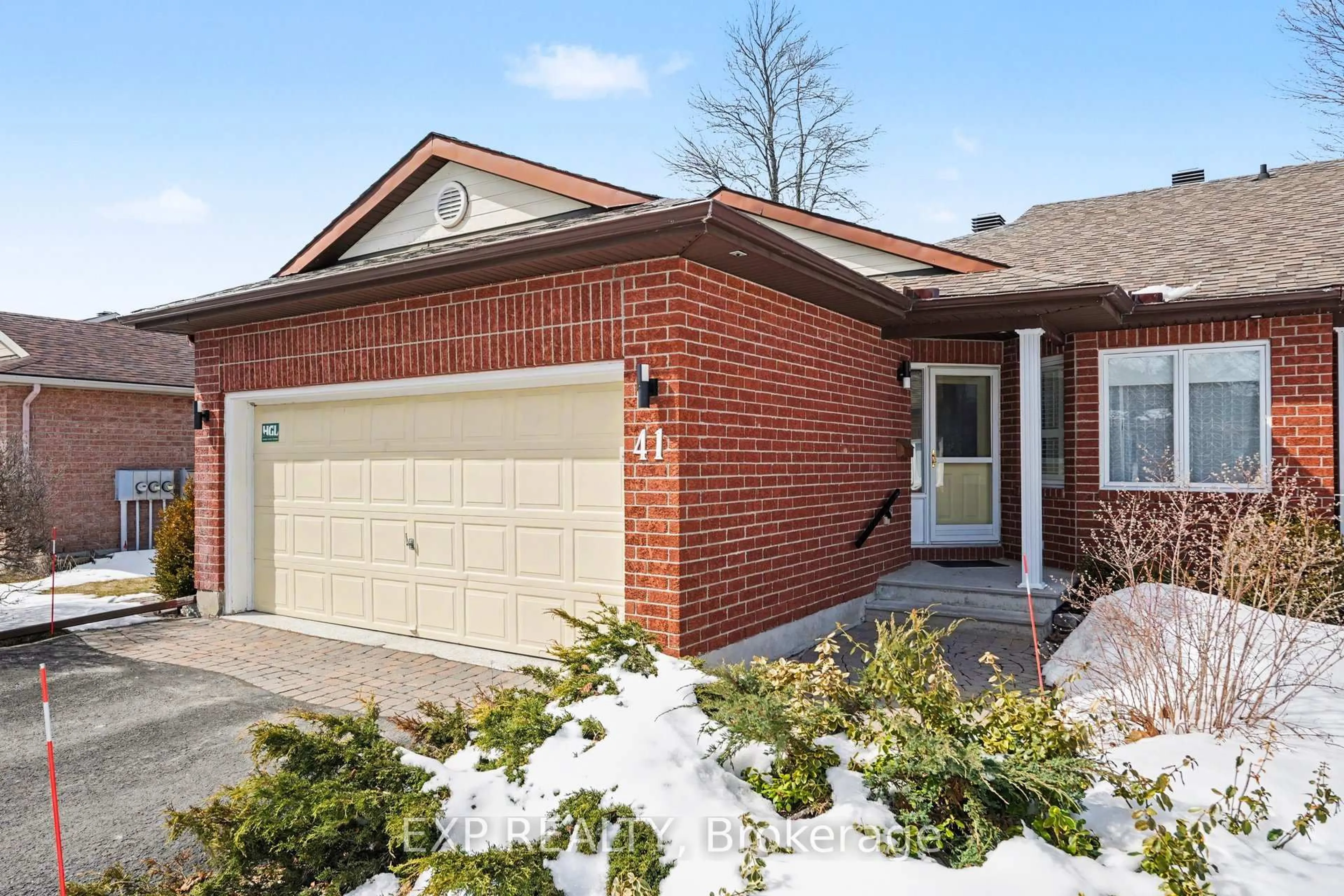 Home with brick exterior material, street for 41 Bunting Lane, Kanata Ontario K2M 2P7