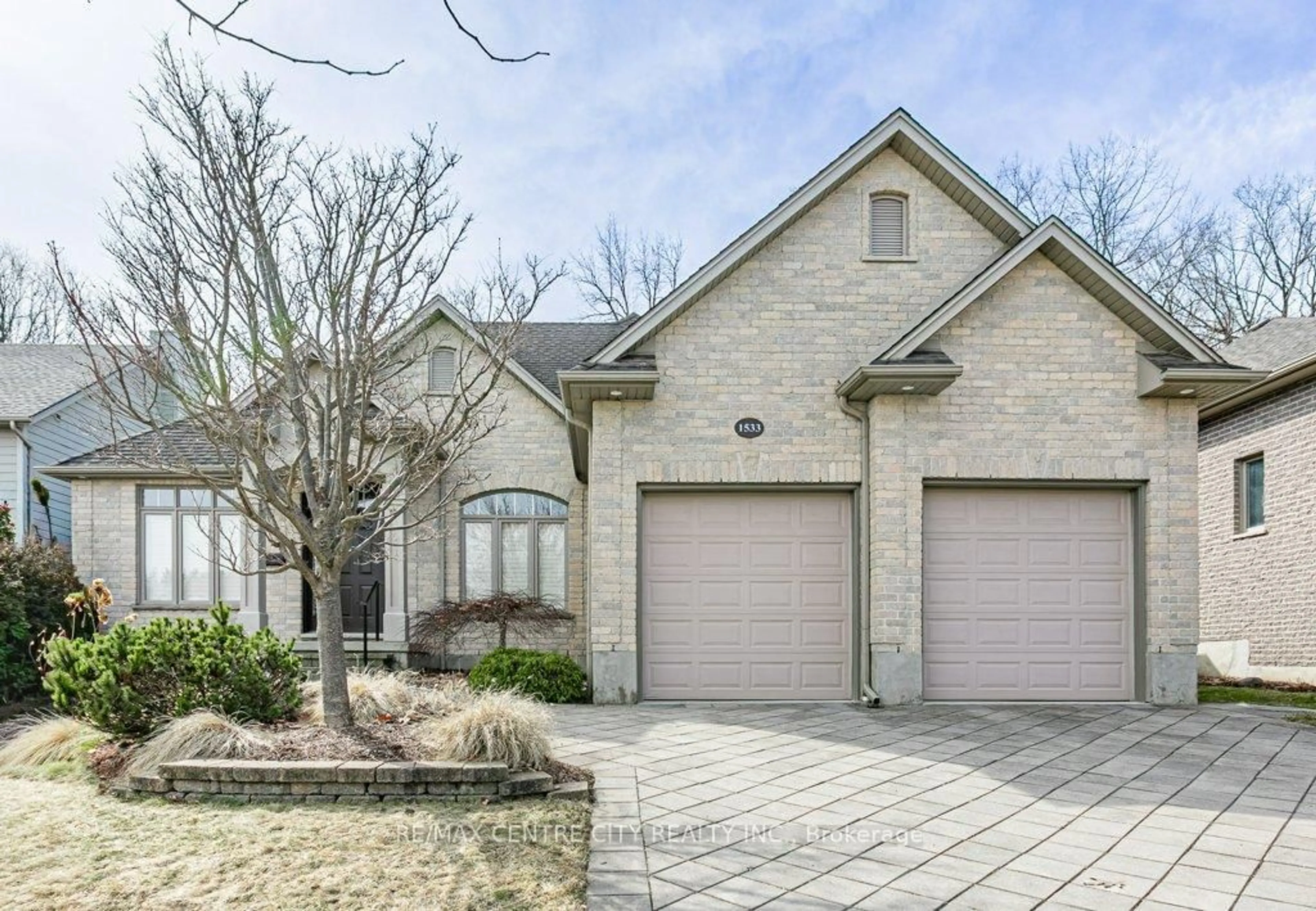 Home with brick exterior material, street for 1533 Shore Rd, London South Ontario N6K 4Z5