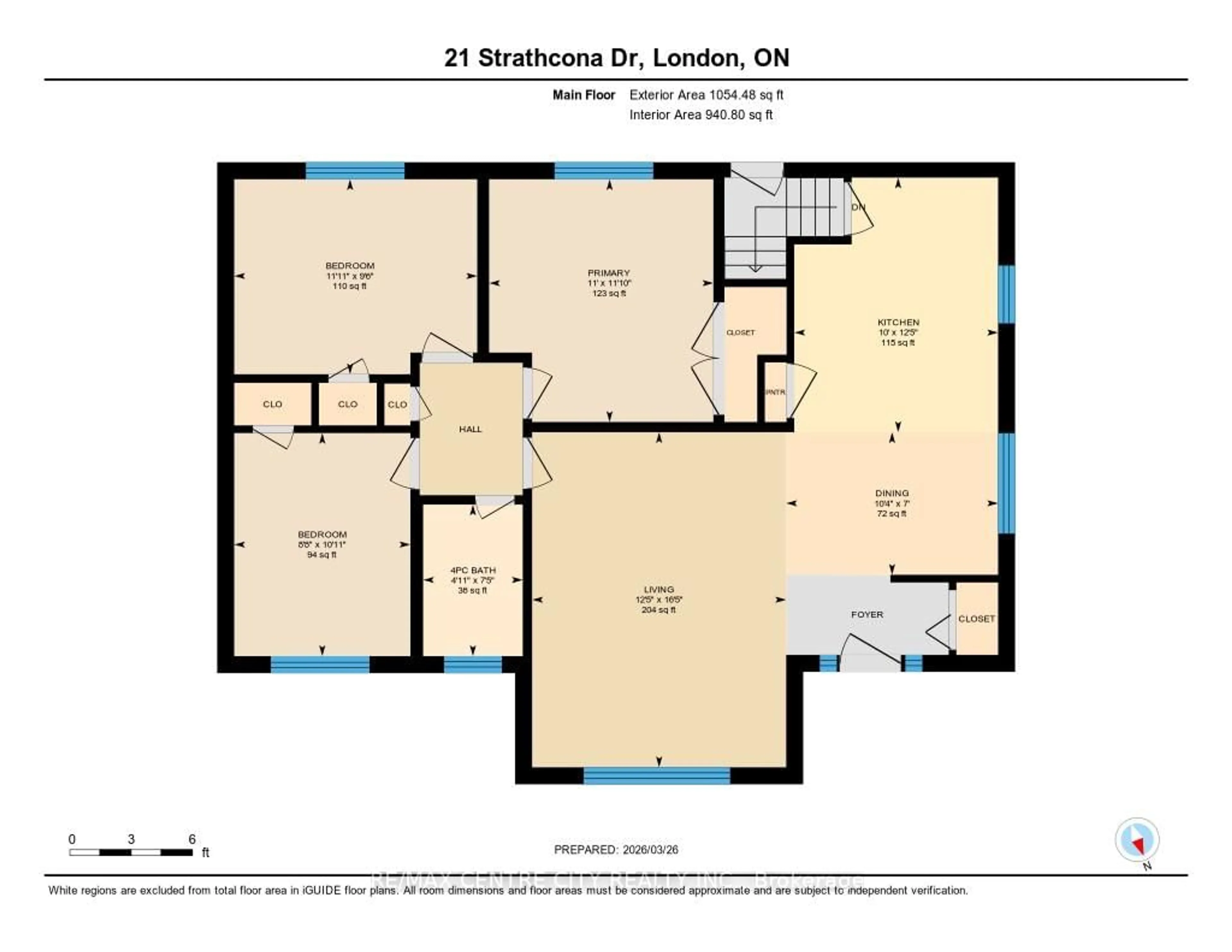 Floor plan for 21 Strathcona Dr, London East Ontario N5W 1P7