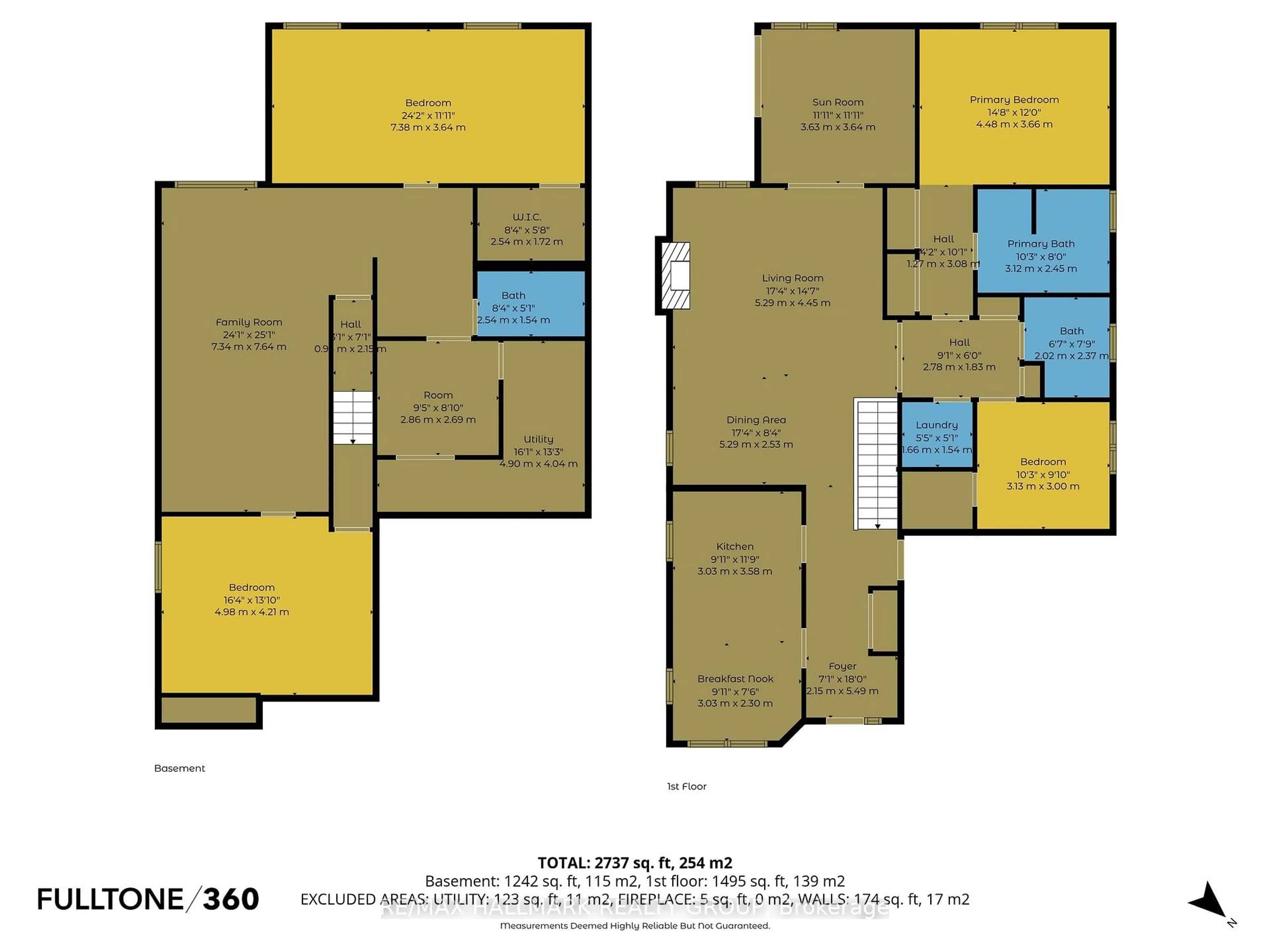 Floor plan for 724 Long Point Circ, Ottawa Ontario K1T 4E9