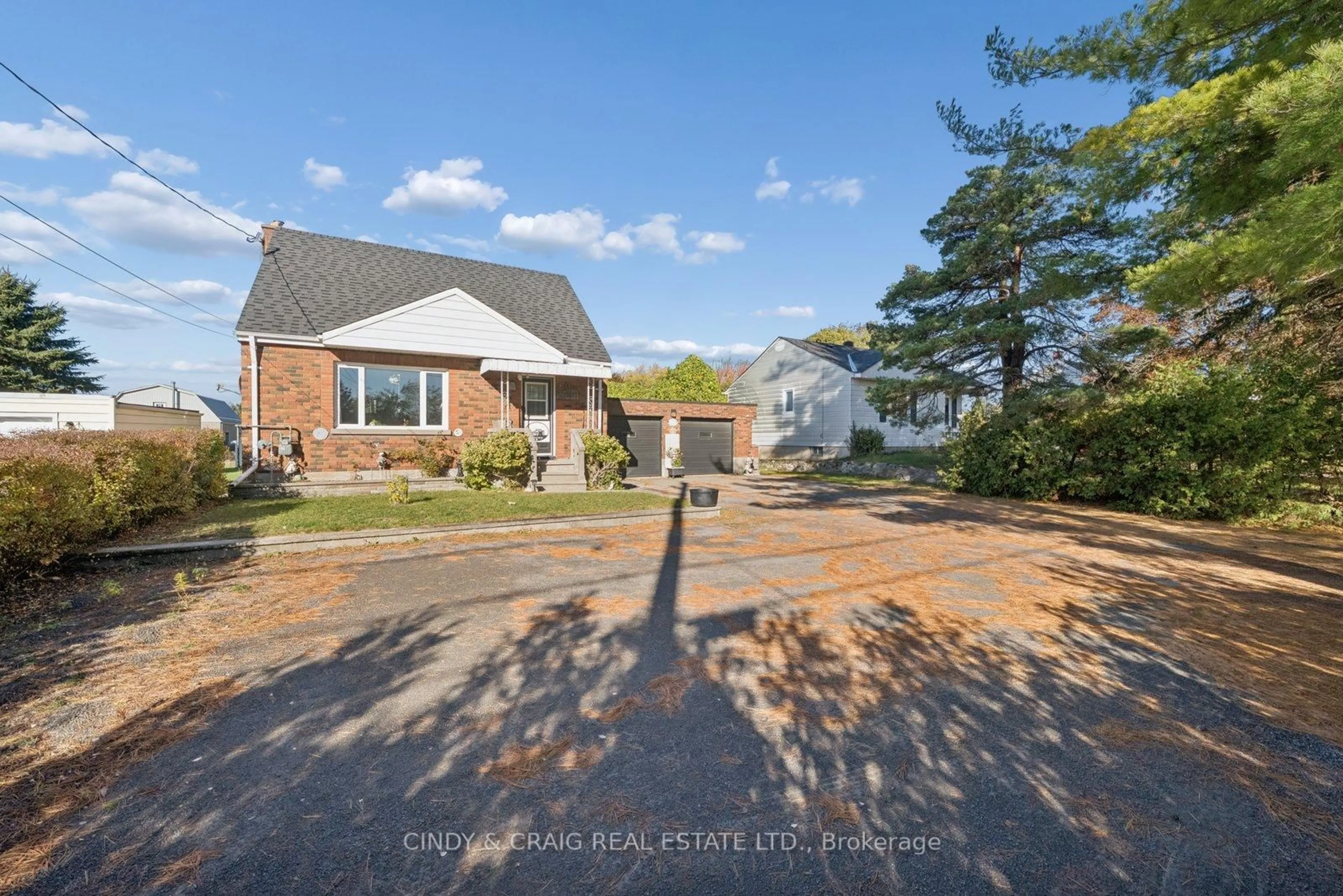 A pic from outside/outdoor area/front of a property/back of a property/a pic from drone, street for 4078 County 45 Rd, Hamilton Township Ontario K9A 4J9