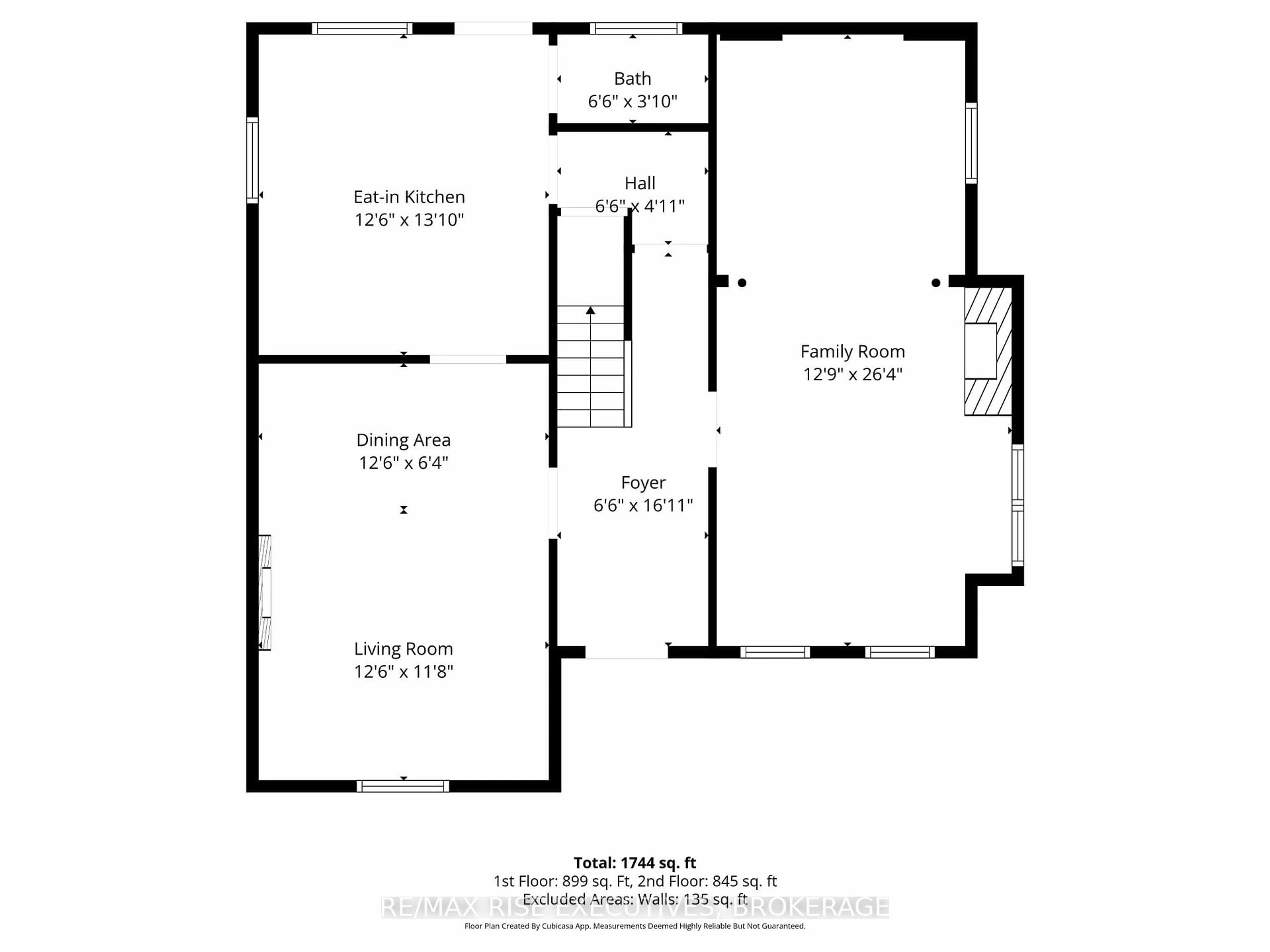 Floor plan for 315 Earl St, Kingston Ontario K7L 2J3