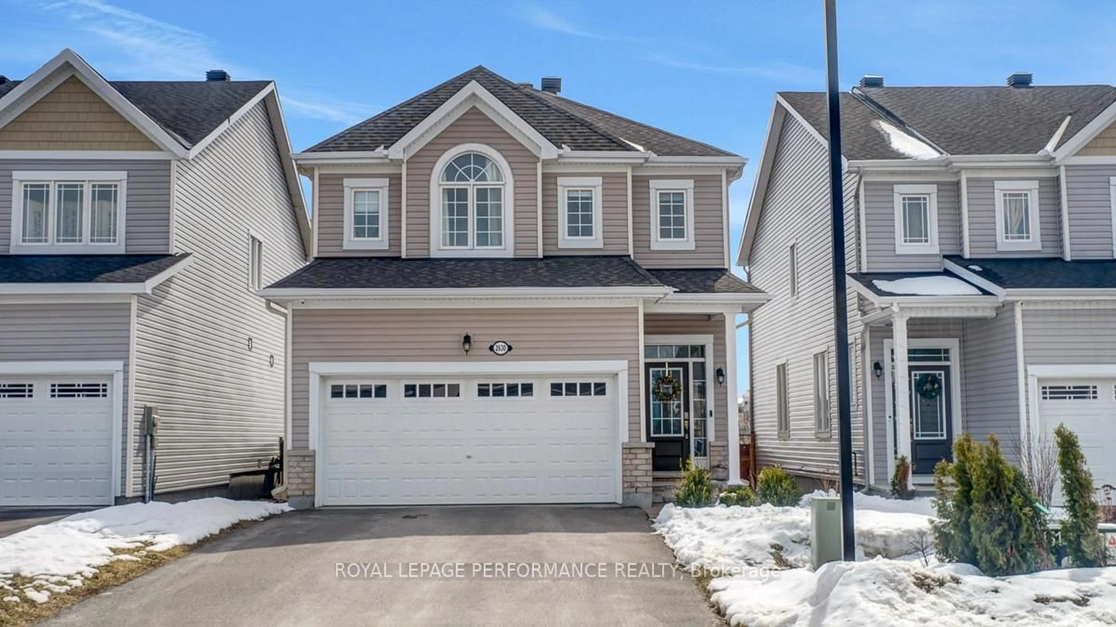 Home with vinyl exterior material, street for 2630 Tempo Dr, North Grenville Ontario K0G 1J0