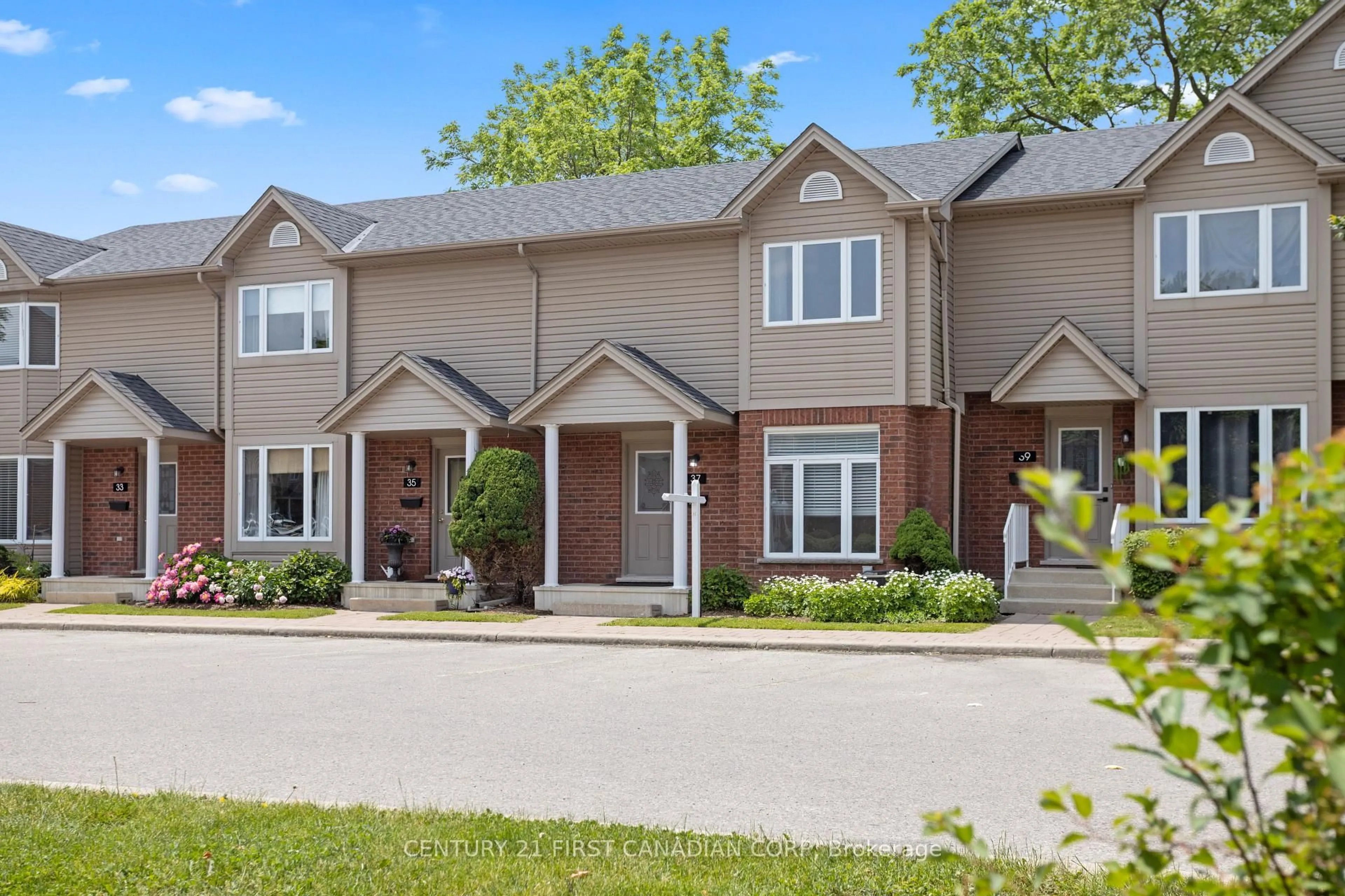 Home with brick exterior material, street for 1921 Father Dalton Ave #37, London North Ontario N5X 4S1