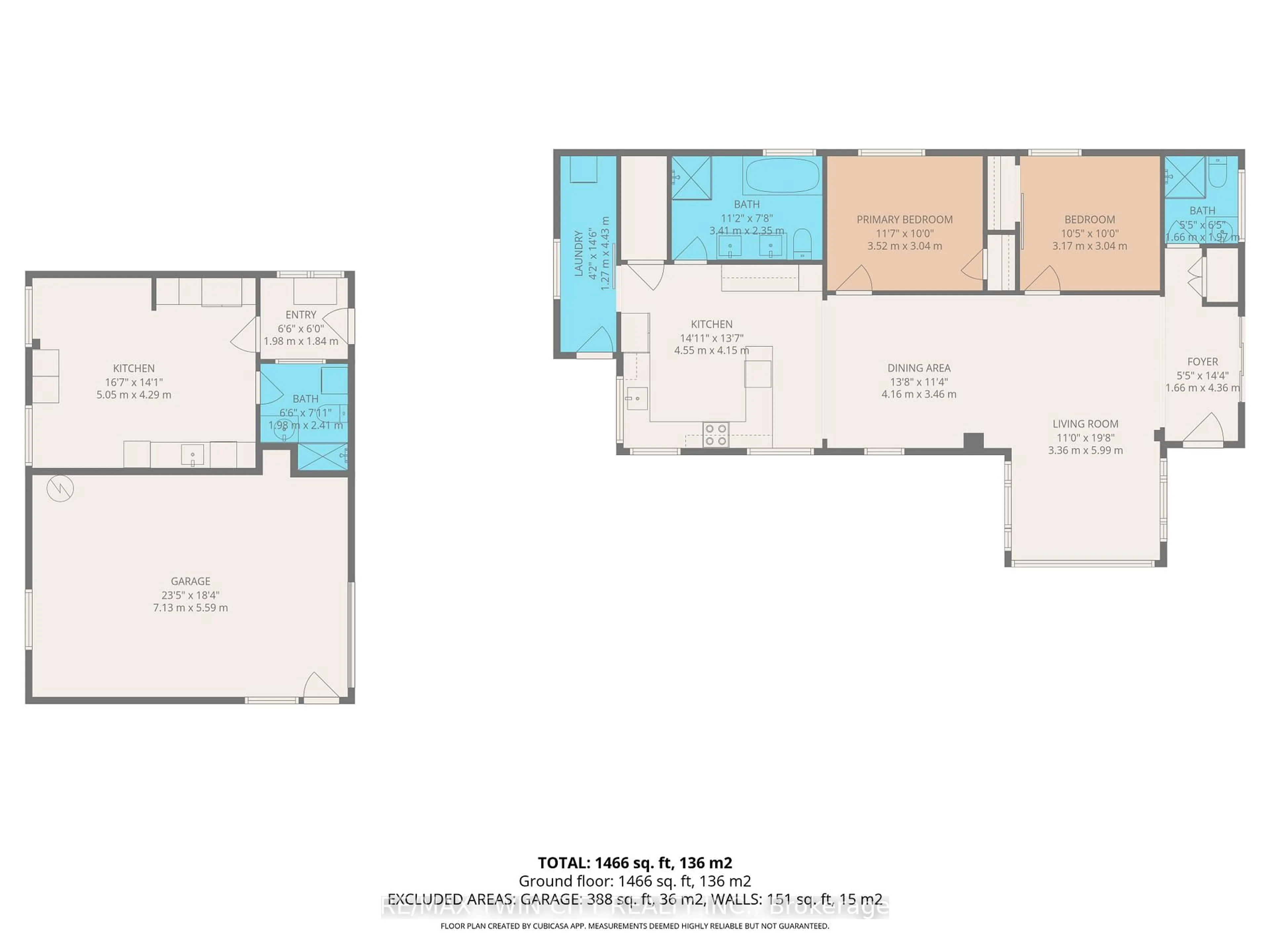 Floor plan for 1344 West River Rd, North Dumfries Ontario N1R 5S5