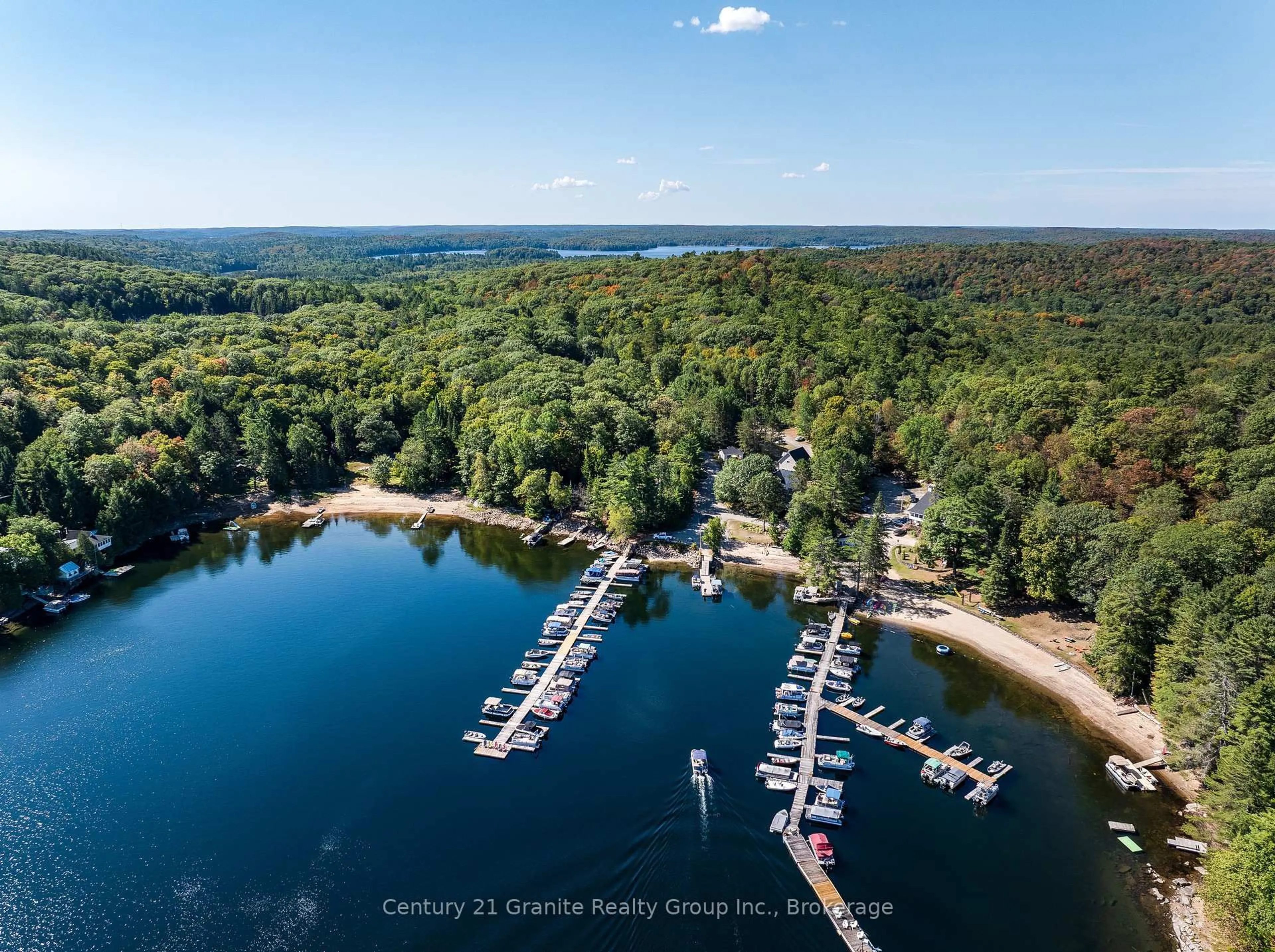 A pic from outside/outdoor area/front of a property/back of a property/a pic from drone, water/lake/river/ocean view for 2029 Little Hawk Lake Rd, Algonquin Highlands Ontario K0M 1S0