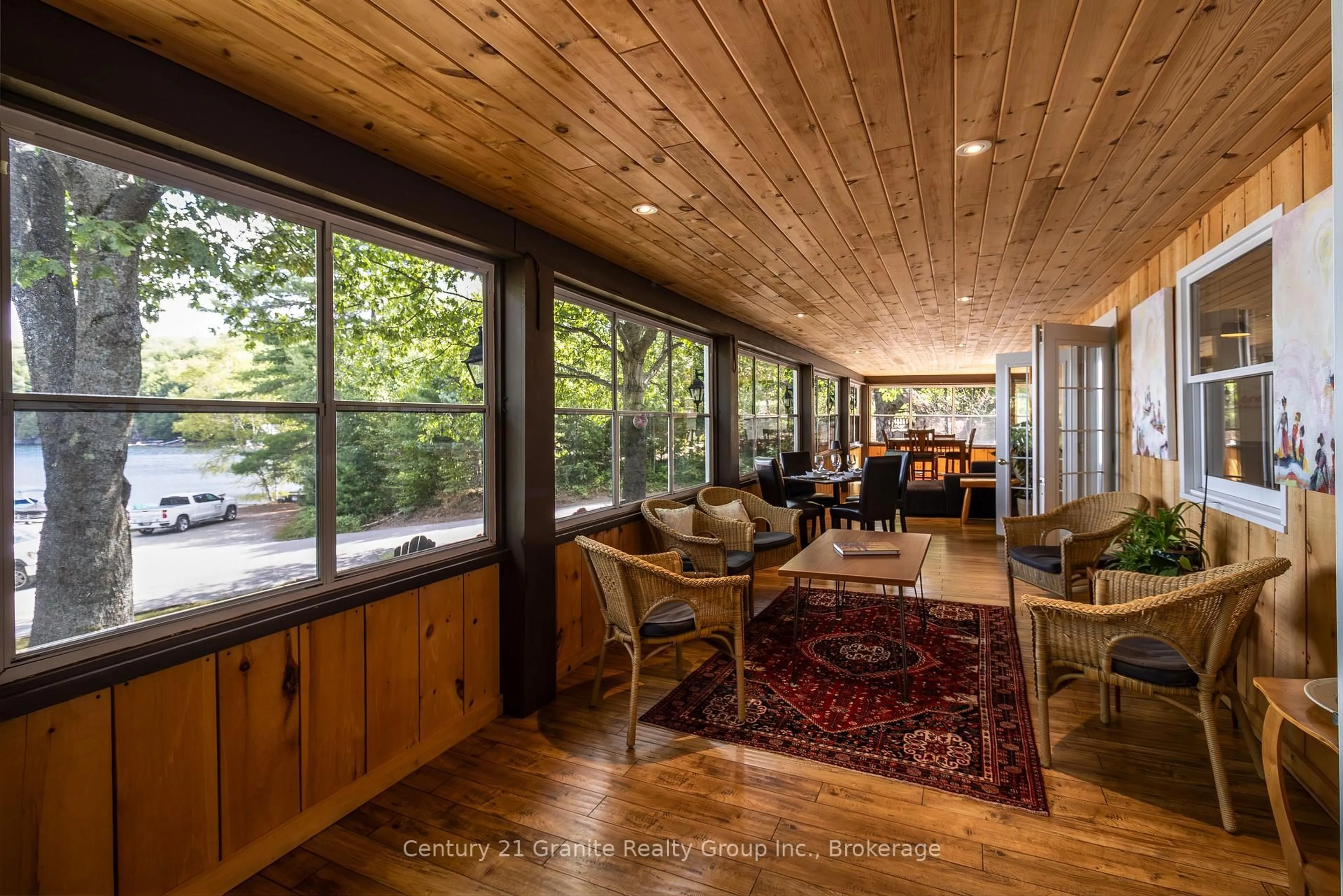 Dining room, wood/laminate floor for 2029 Little Hawk Lake Rd, Algonquin Highlands Ontario K0M 1S0