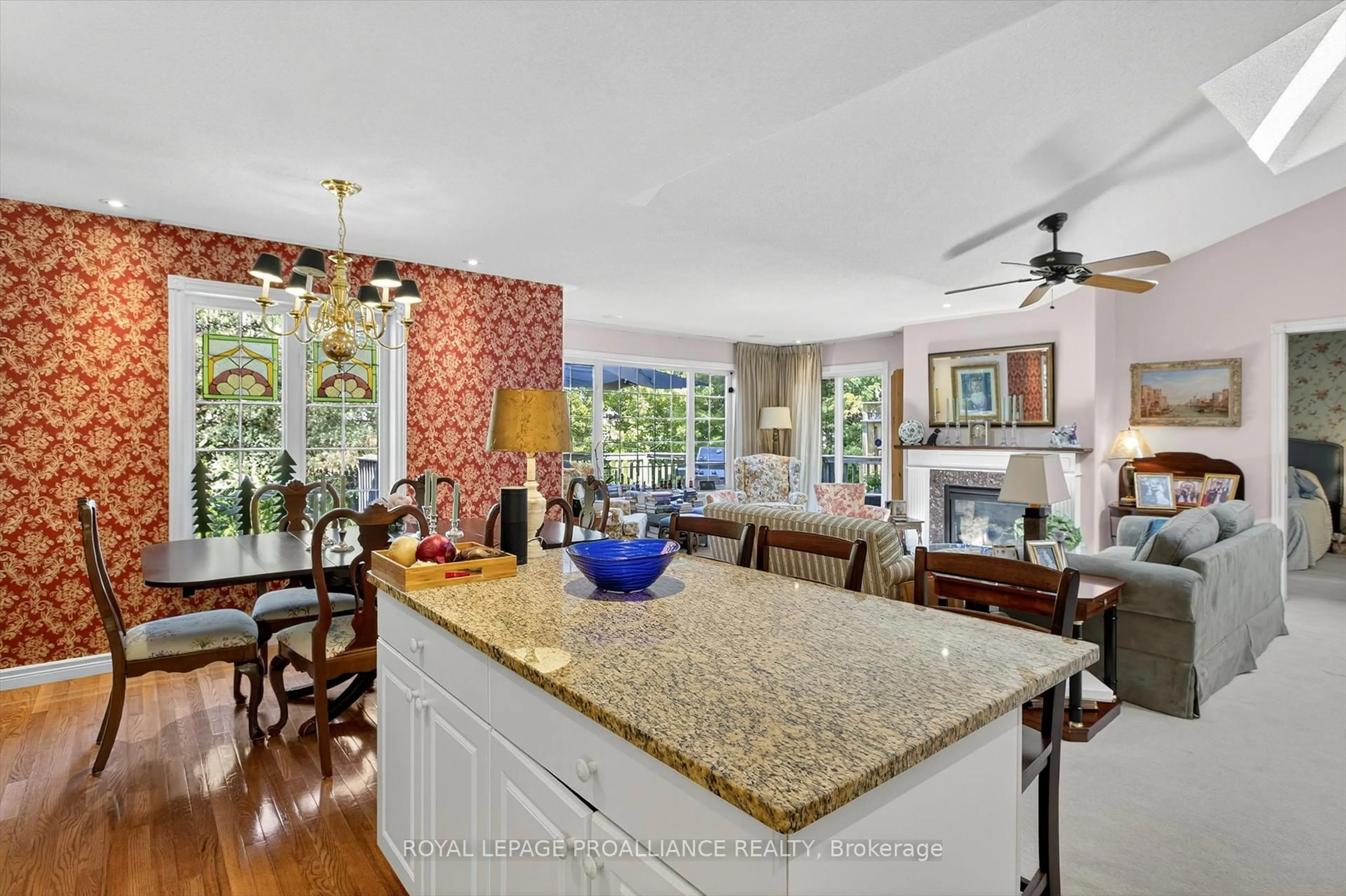 Open concept kitchen, ceramic/tile floor for 3053 Frances Stewart Rd #4, Peterborough Ontario K9H 7S5