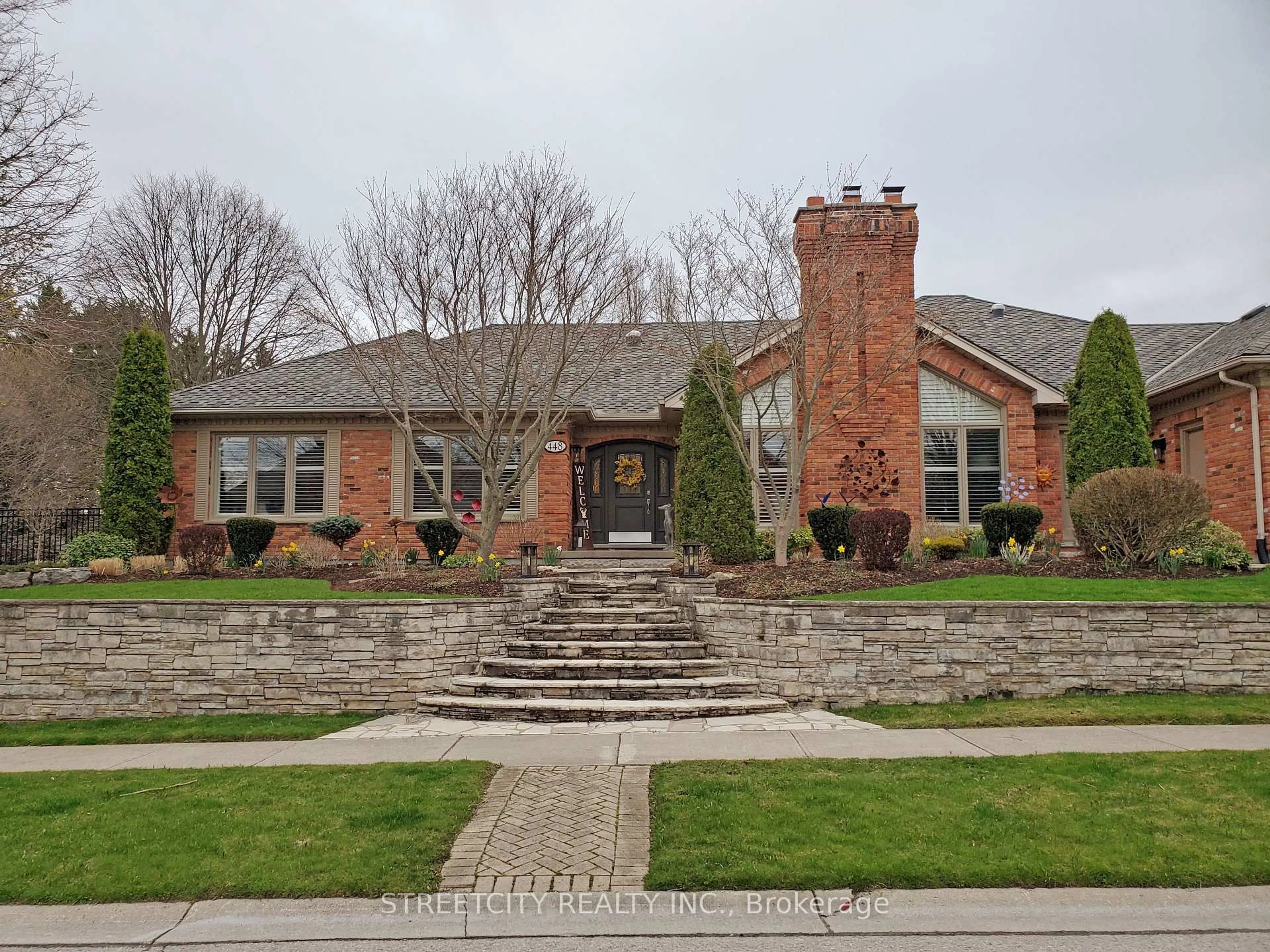 Home with brick exterior material, street for 448 Grangeover Cres, London North Ontario N6G 4P7