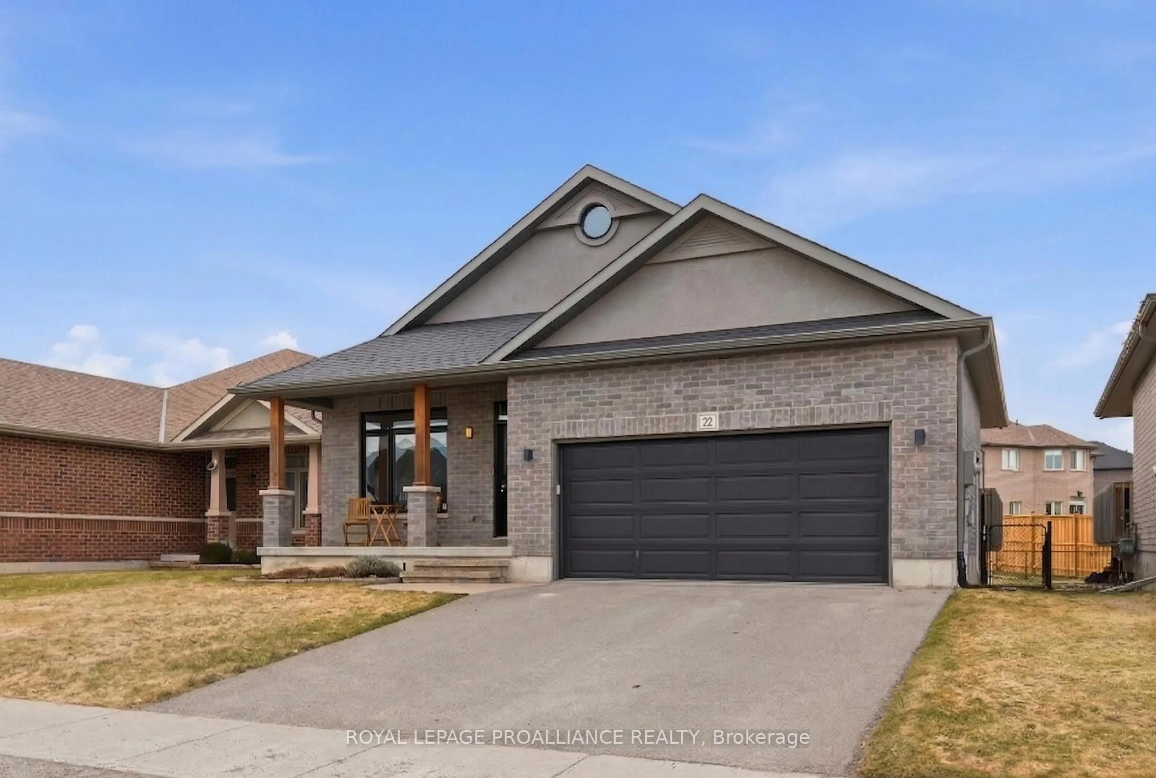 Home with brick exterior material, street for 22 Kempton Ave, Belleville Ontario K8N 0E9