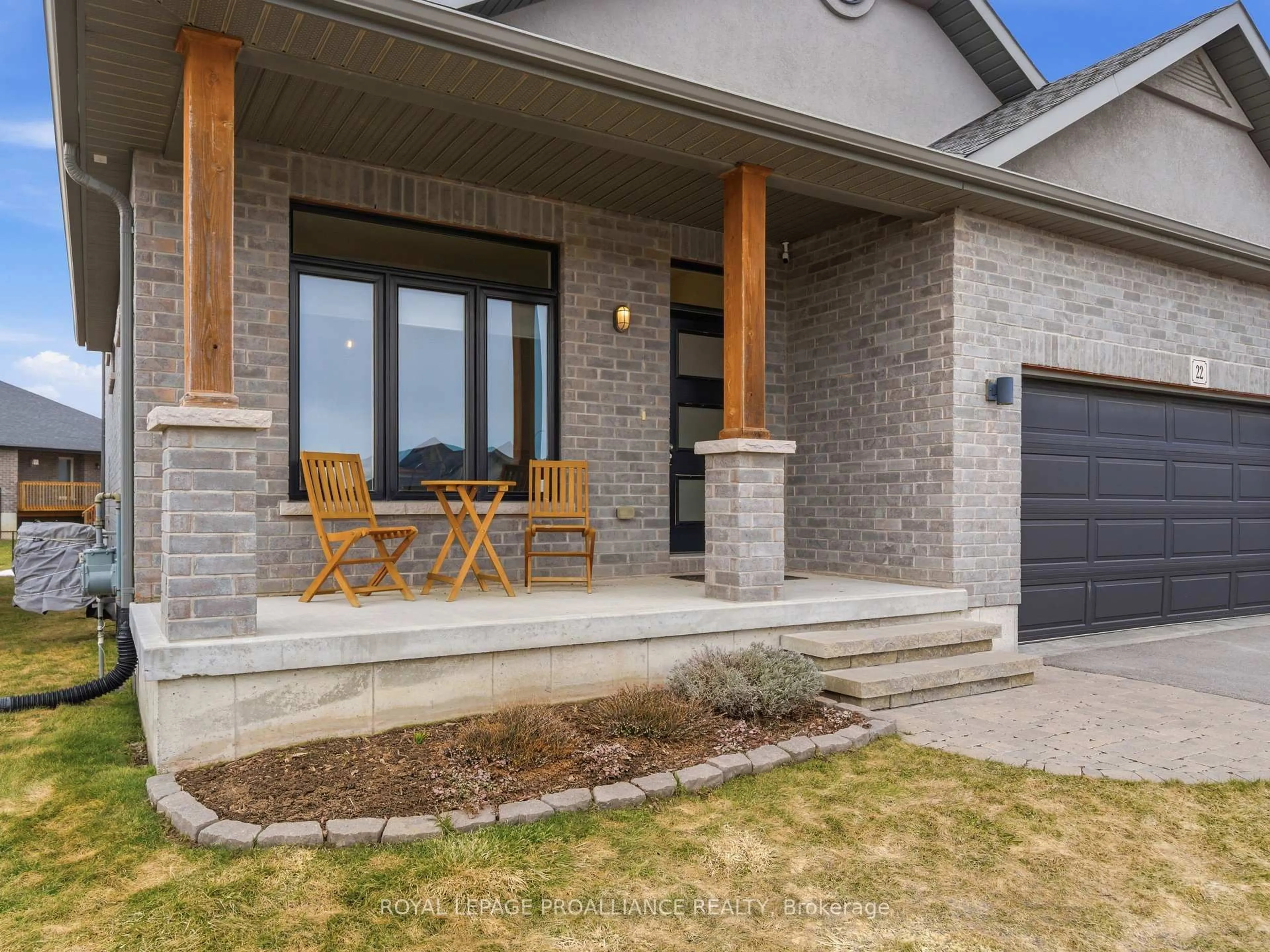 Home with brick exterior material, street for 22 Kempton Ave, Belleville Ontario K8N 0E9