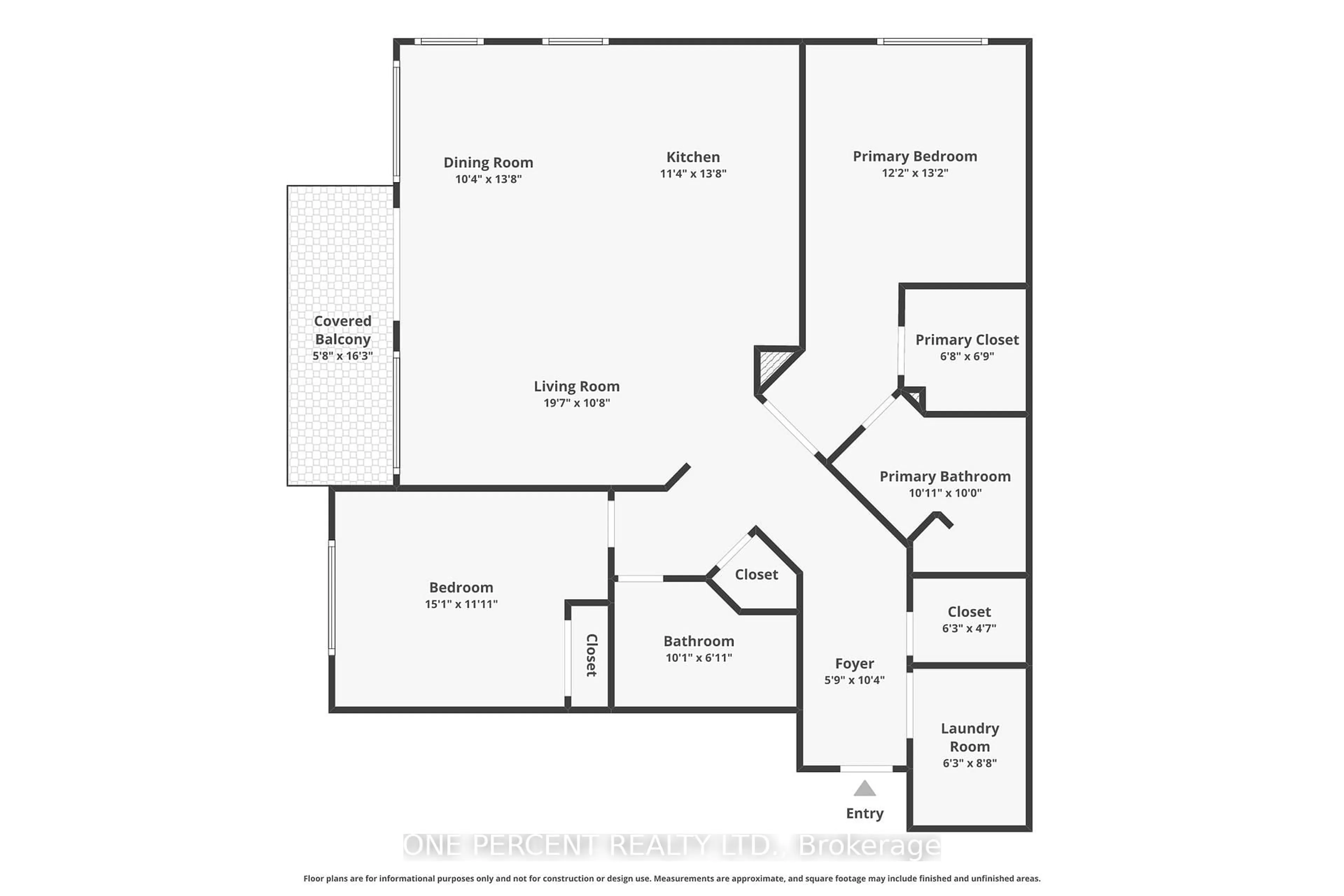 Floor plan for 100 Cortile Private #15, Ottawa Ontario K1V 2S8