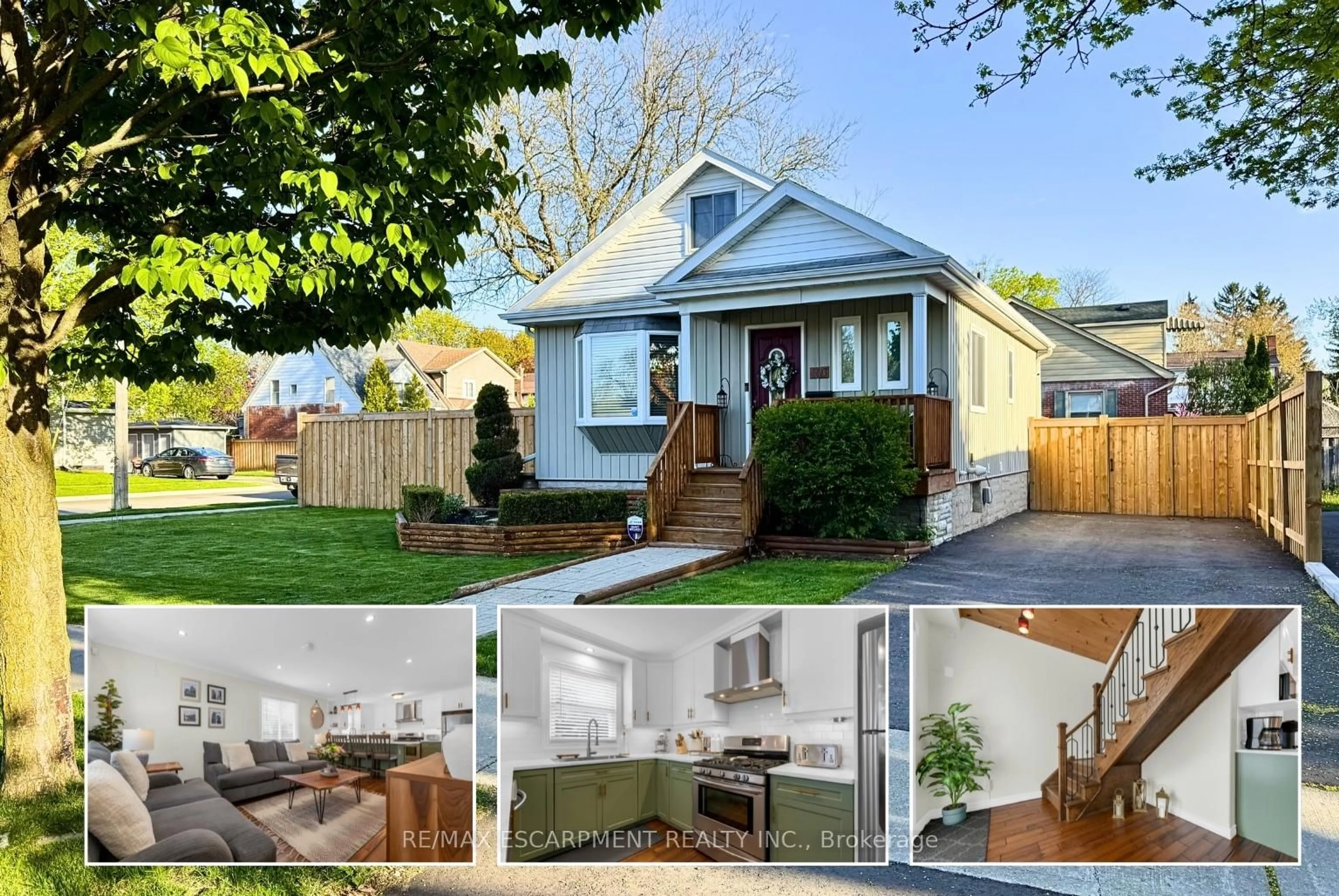 Home with vinyl exterior material, street for 303 Nelson St, Brantford Ontario N3S 4C9