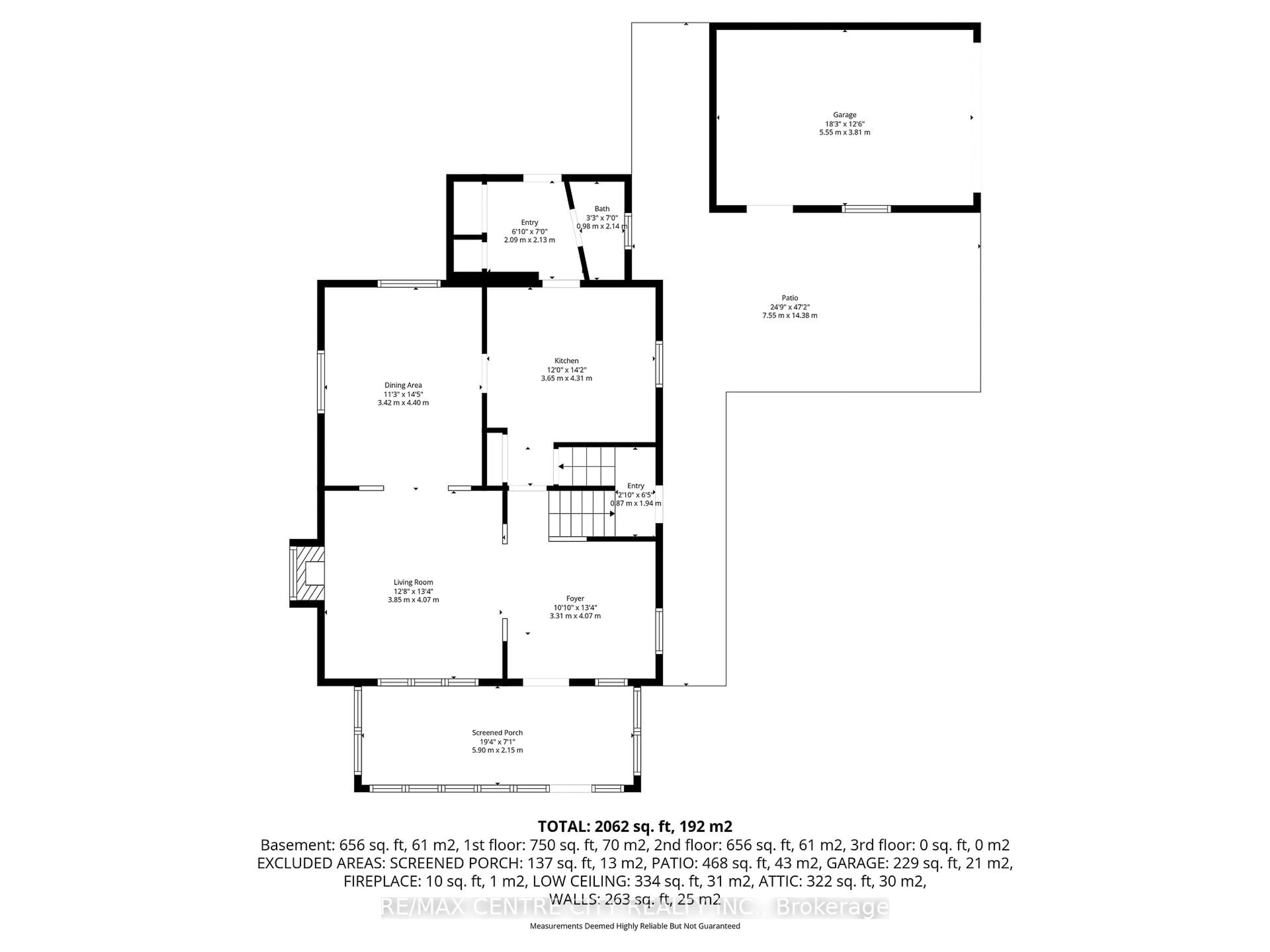 Floor plan for 36 Wilson Ave, St. Thomas Ontario N5R 3P8